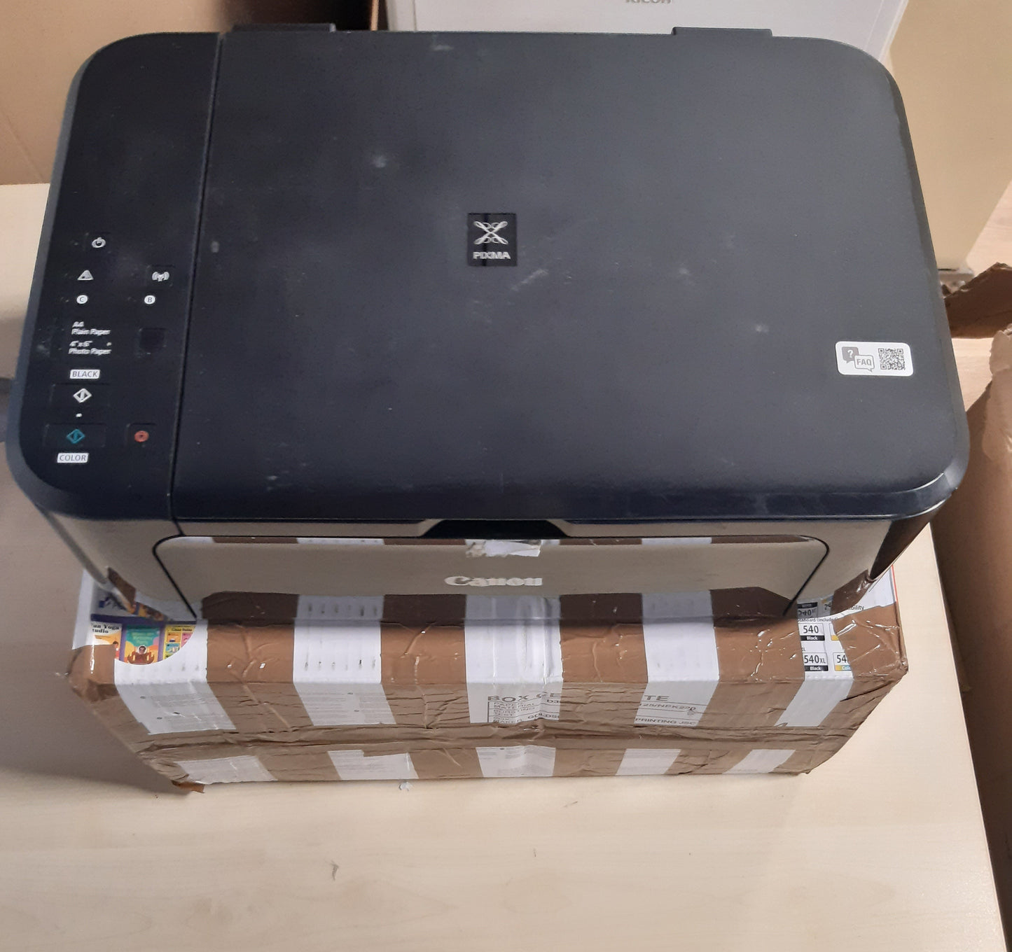 126195 - CANON PIXMA MG3650S - Printer, Fotokopjues dhe Skaner 3-në-1, Lidhshmëria pa Tel me Smartfonët, Përdorim për në Shtëpi