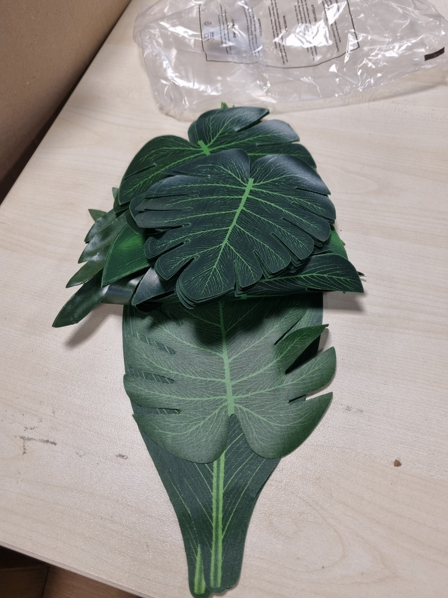 216320 - EZYDKA Gjethe Palme Artificiale 48 copë, dekorim me gjethe tropikale për festat