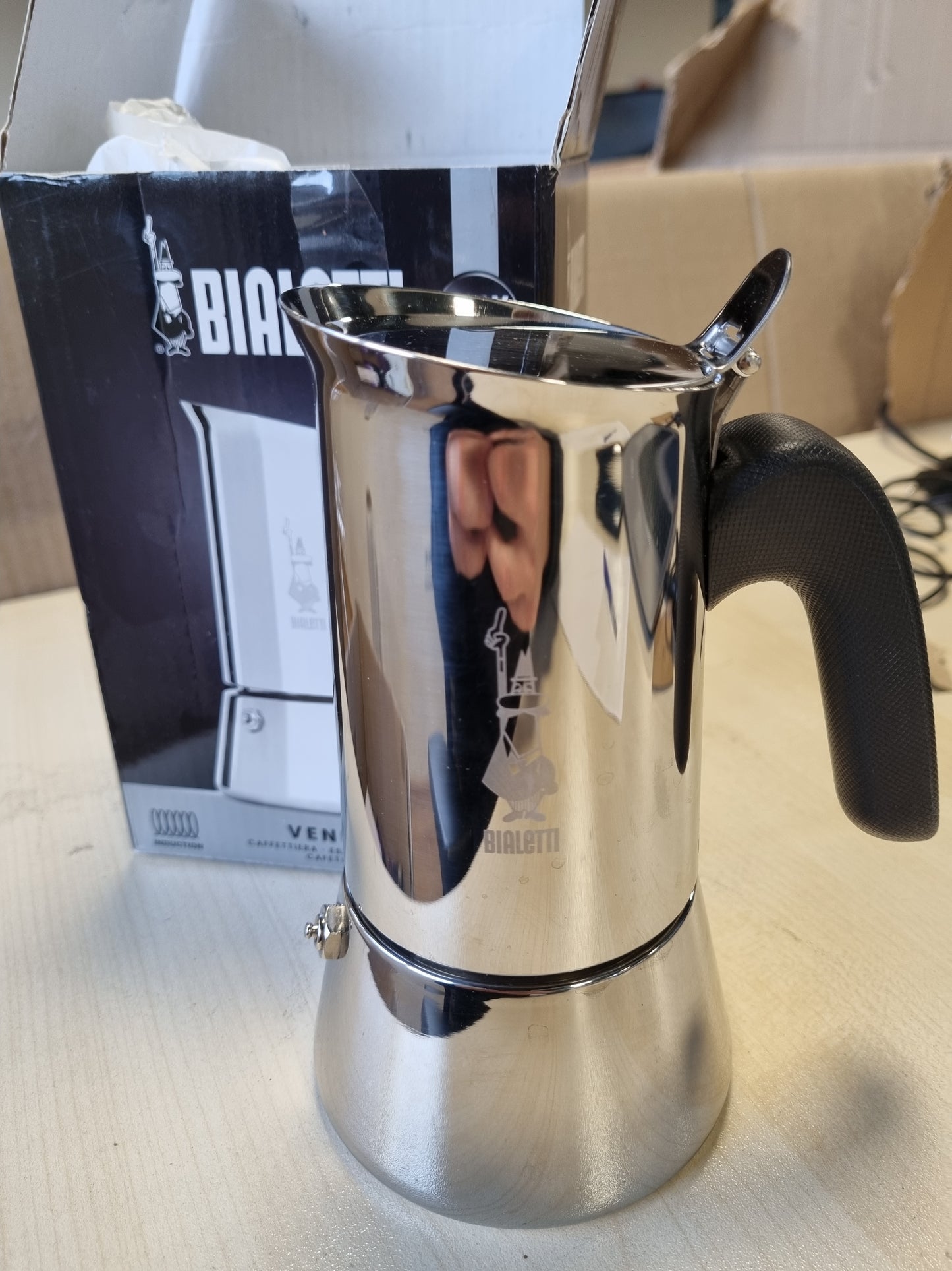 222116 - BIALETTI VENUS Makinë Kafeje me Induksion, Çelik Inox, 4 Filxhanë (170 ml)