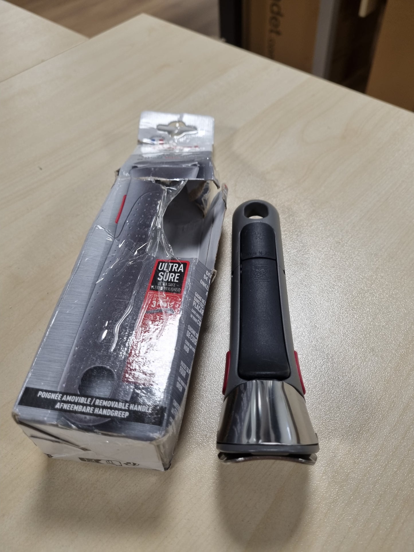 218715 - TEFAL Dorezë gri e lëvizshme Ingenio, e palosshme, kyç sigurie me 3 pika, garanci 10-vjeçare, L9863702