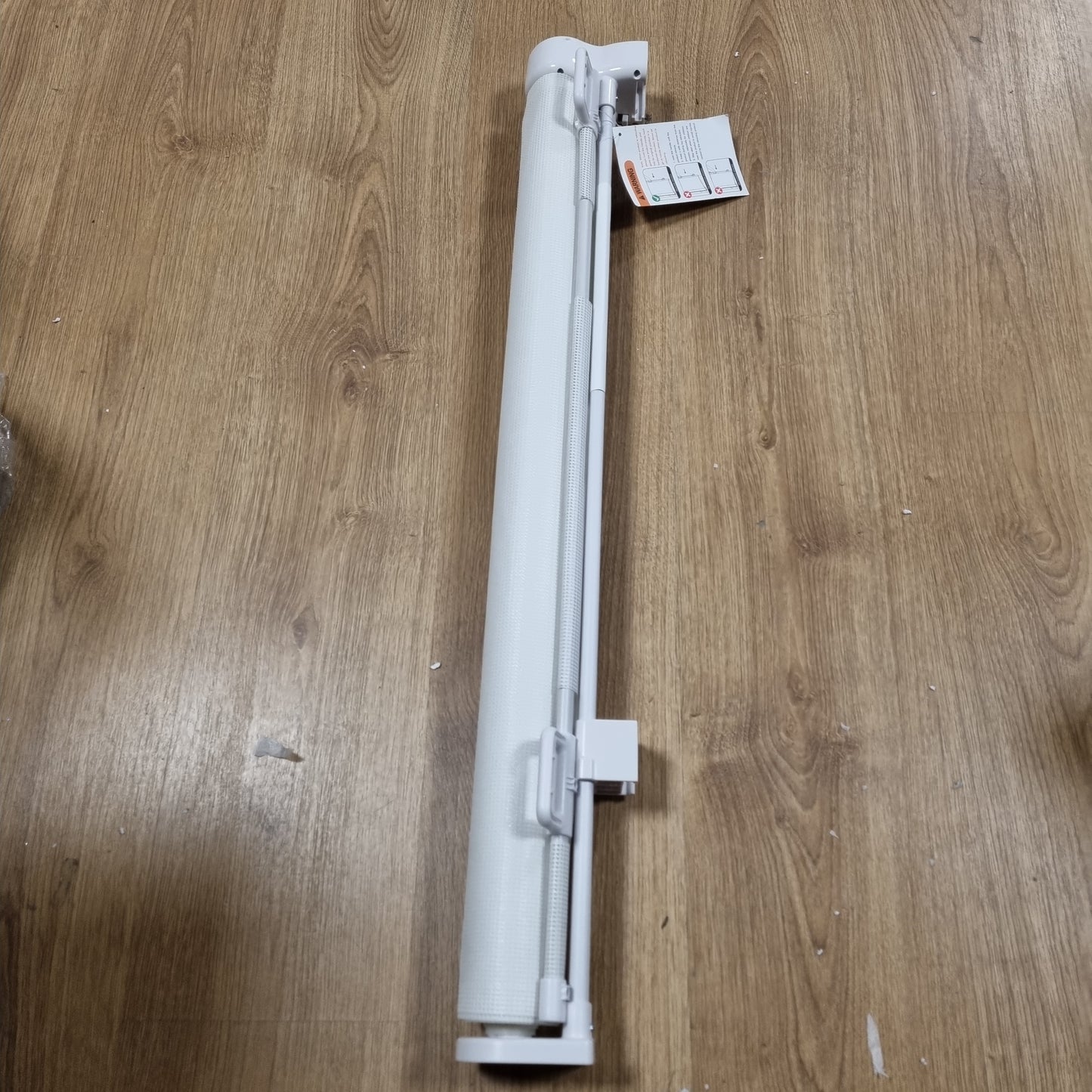 183246 - DERIMKCOA Portë Sigurimi për Fëmijë dhe Kafshë shtëpiake, e Zgjatshme 0-300cm, të Përshtatshme për Shkallë dhe Korridore, Përdorim i Brendshëm dhe Jashtëm, Material i Bardhë
