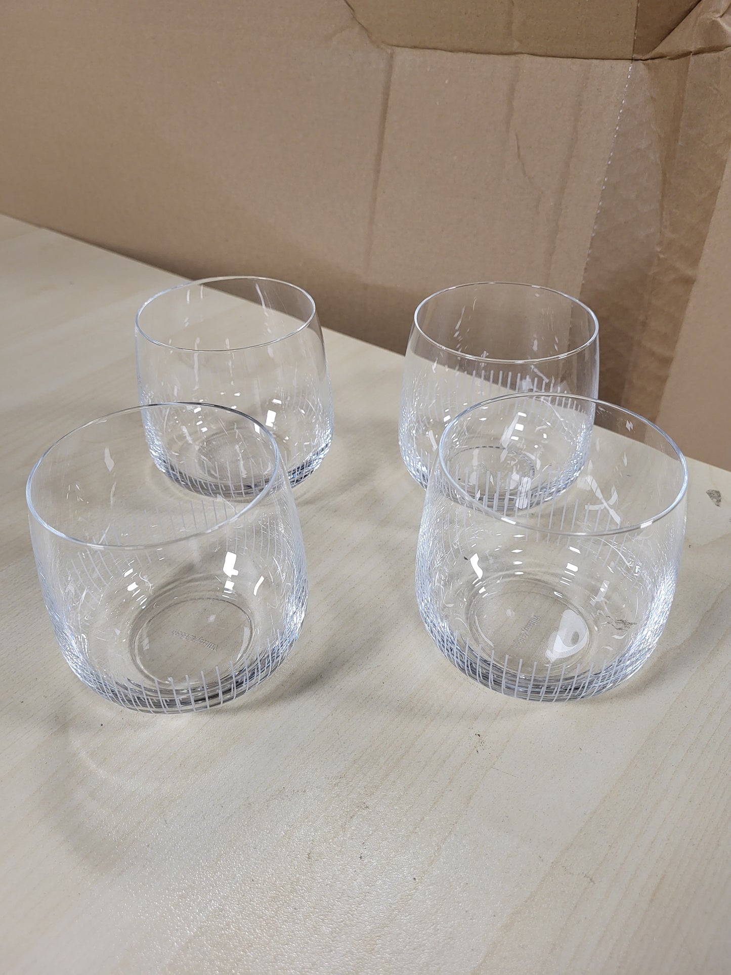 217429 - Villeroy & Boch - Gotë uji Afina, set me 4 gota, i përshtatshëm për lavastovilje, gotë kristali