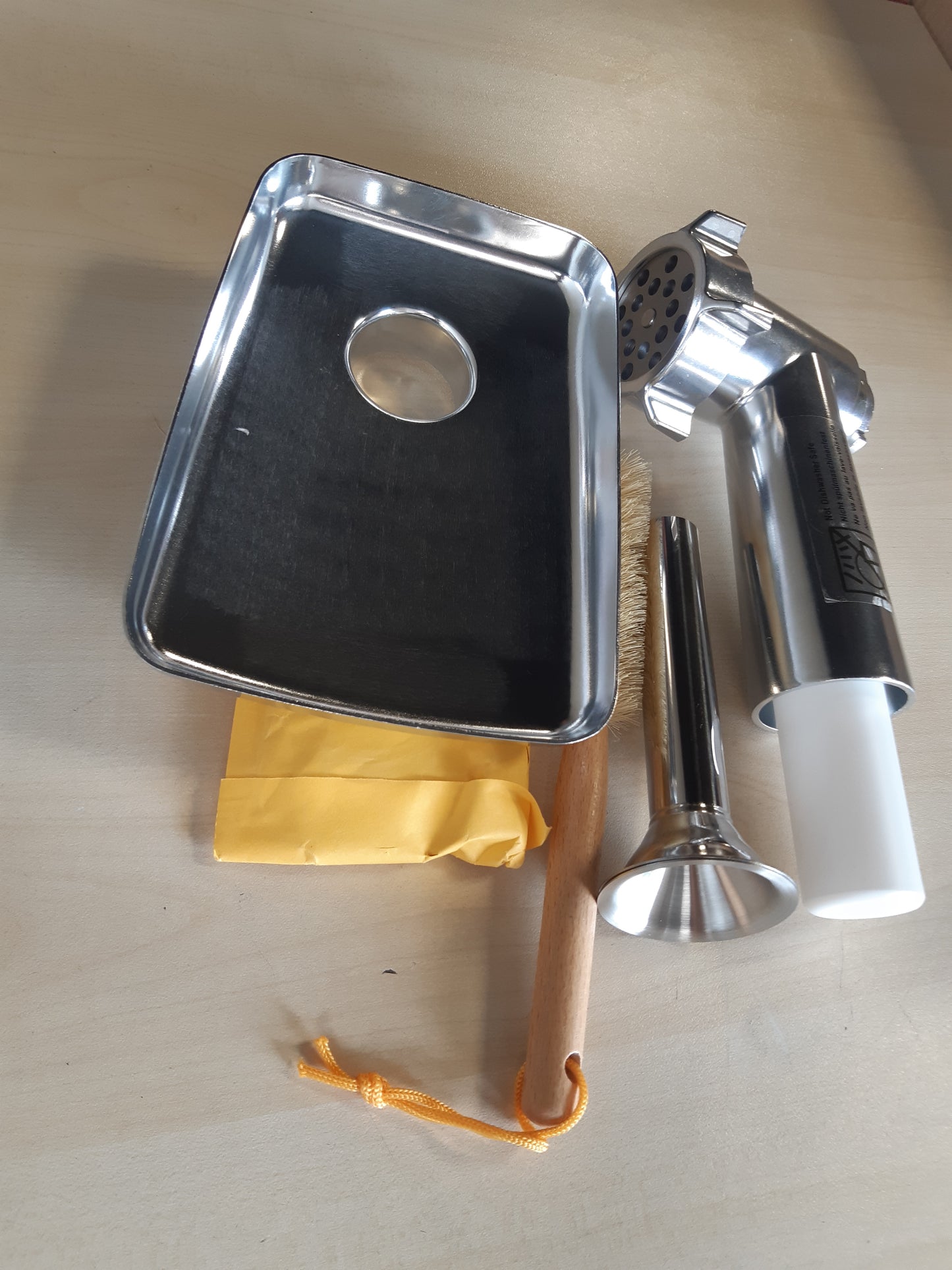 162364 - GDRWTWH Aksesori i Bluarjes së Mishit, i Përshtatshëm për Kenwood Chef (KVC, KVL, KCC) dhe kMix (KMX), me 2 Tuba Ushqimi dhe 4 Pllaka Bluarjeje