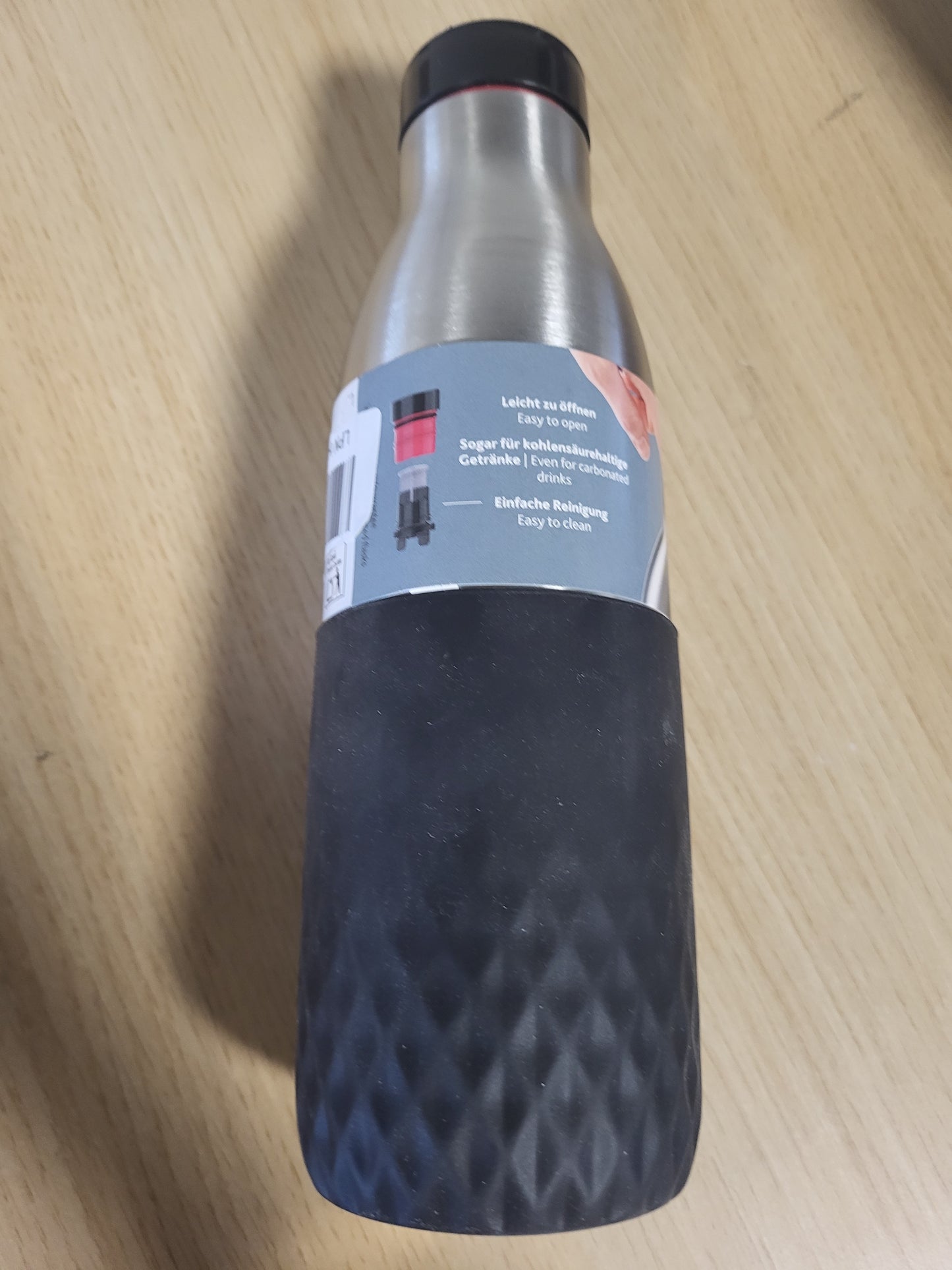 215269 - EMSA Shishe për pije N31105 Bludrop, 0.5 litra, 100% e papërshkueshme, çelik inox
