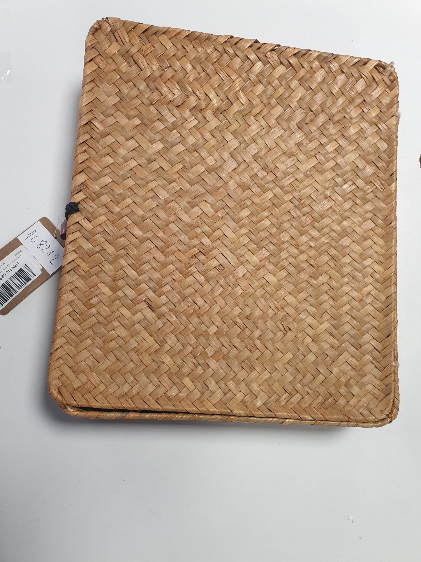 168212 - BAR DETI - Shporta Depozitimi Drejtkëndëshe me Raft dhe Kapak, prej Palme Katrani.