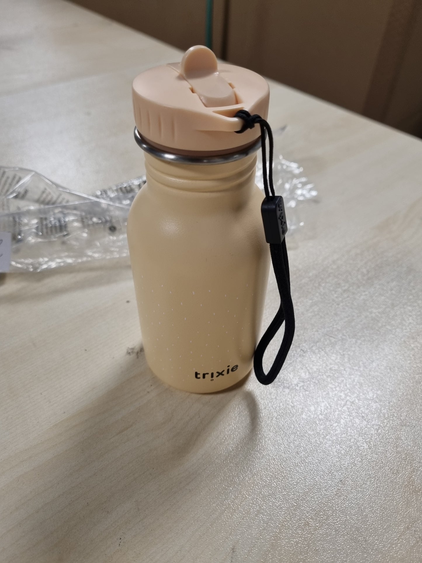 261789 - TRIXIE Shishe uji për fëmijë 350 ml, çelik inox, Mrs. Unicorn, e bardhë