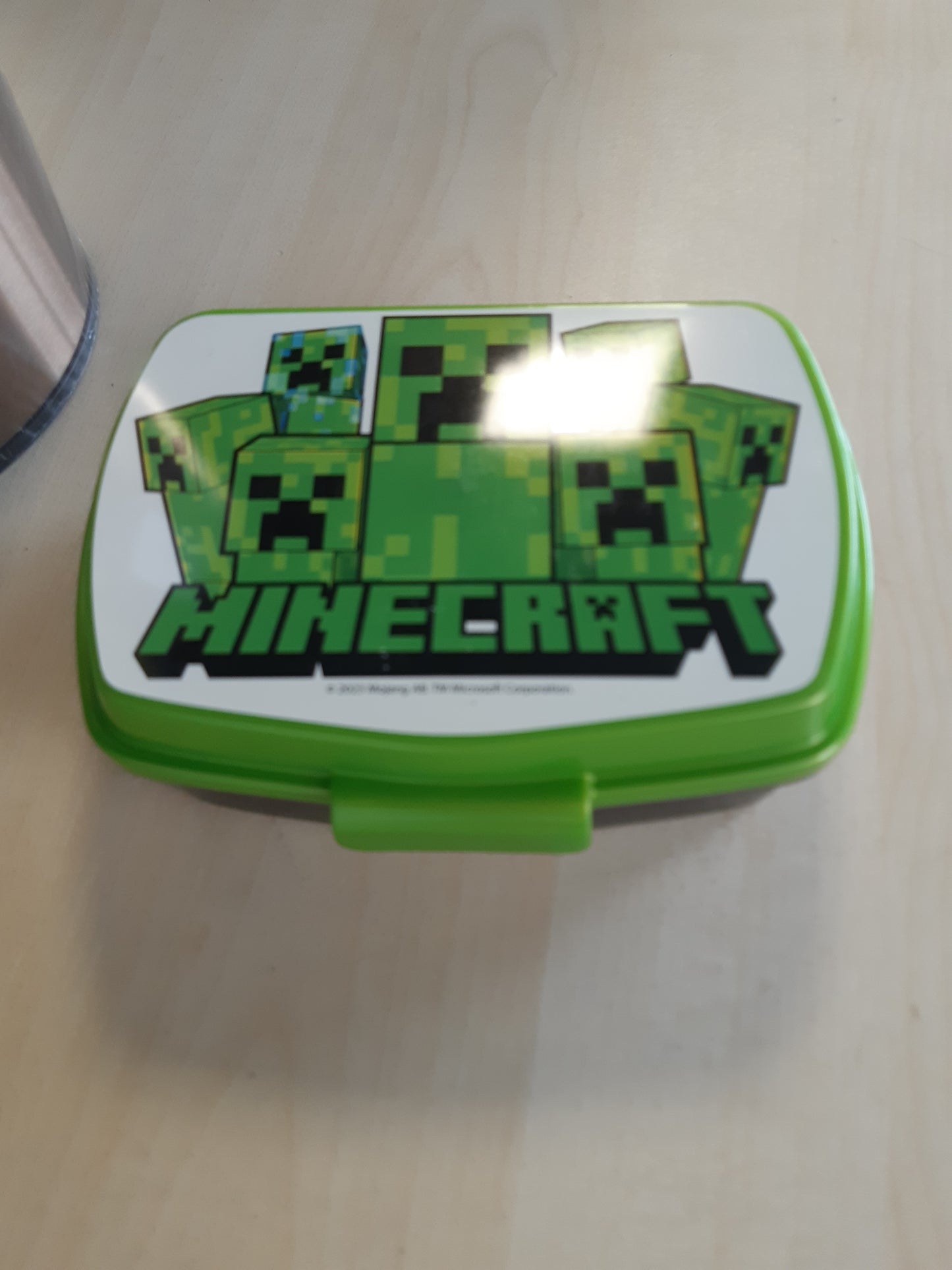 224632 - STOR Çantë Dreke Minecraft për Fëmijë - Drejtkëndëshe - Kuti Dreke Portative për Dreka, Ushqim ose Ushqime të Lehta - 18 x 5 x 13 cm