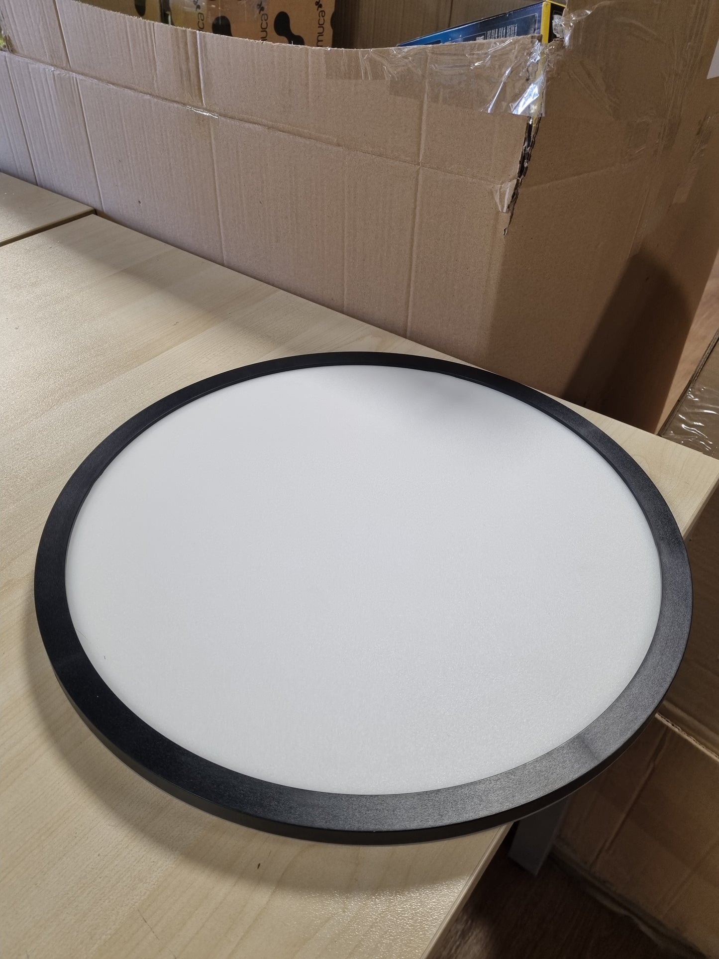 239349 - EGLO connect.z Llambë tavani LED për shtëpi inteligjente Rovito-Z, Ø 42 cm, ZigBee, kontroll zanor me aplikacion dhe Alexa, ngjyrë drite e rregullueshme, ndriçim prapa RGB