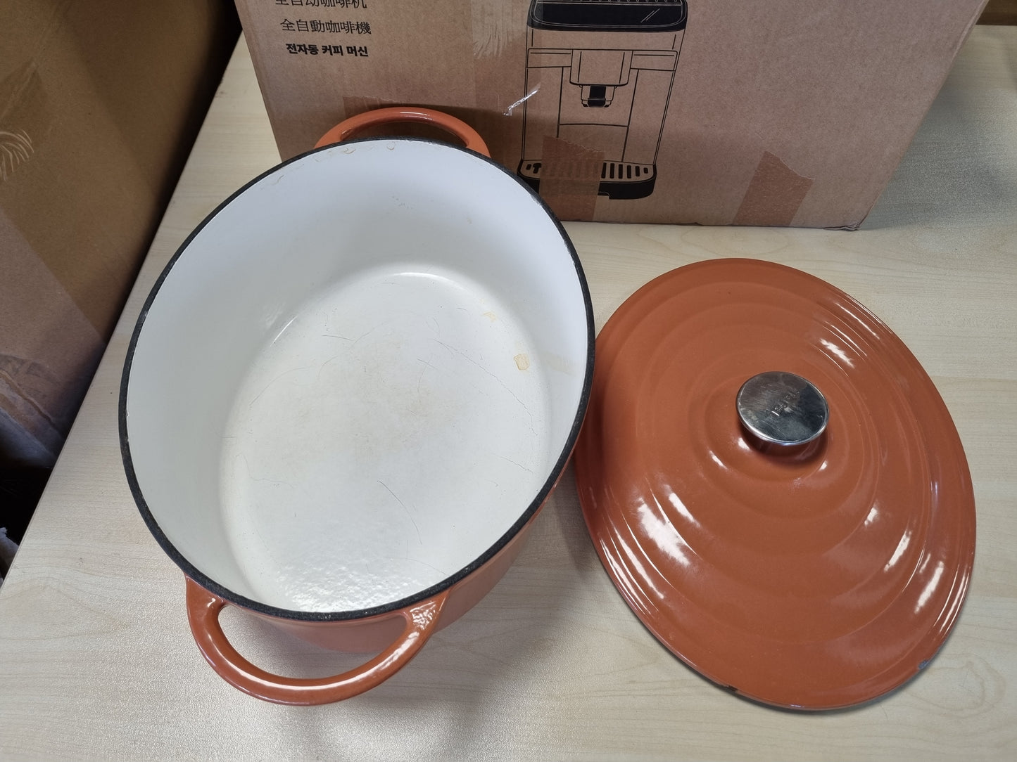 260069 - TEFAL Ena Ovale 34 x 26 cm, gize, e sigurt për induksion + furrë, veshje smaltuar, dizajn ekologjik, E2600605