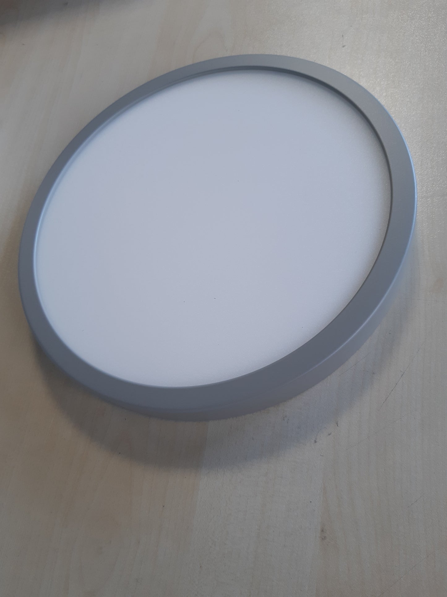 214603 - EGLO Llambë tavani LED Molay, dritë me 1 dritë e montuar në sipërfaqe prej çeliku dhe plastike, Ø 28.5 cm