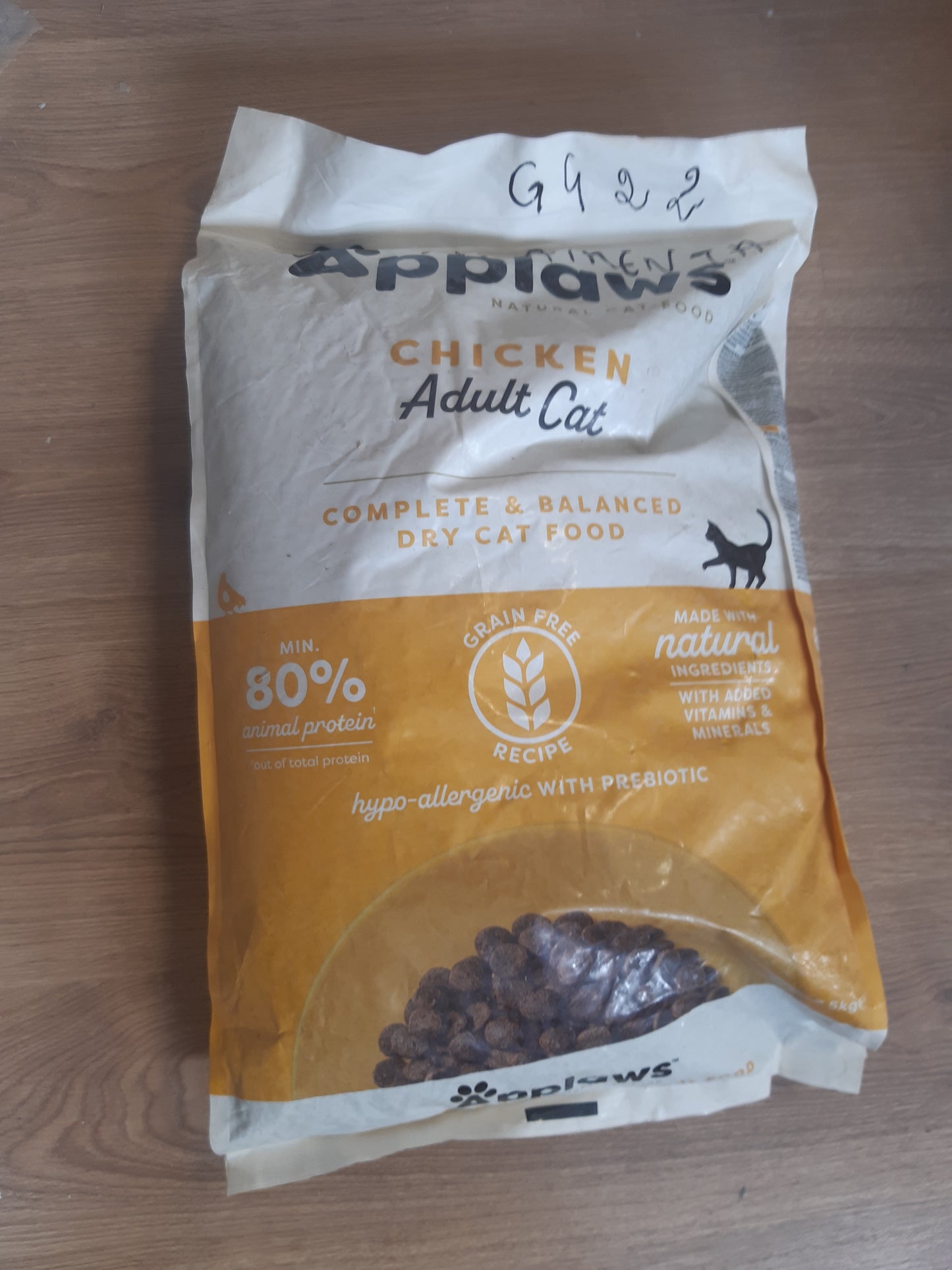 245323 - APPLAWS Pulë e Plotë Natyrale për Mace të Rritura - Qese e Mbyllshme 7.5 kg