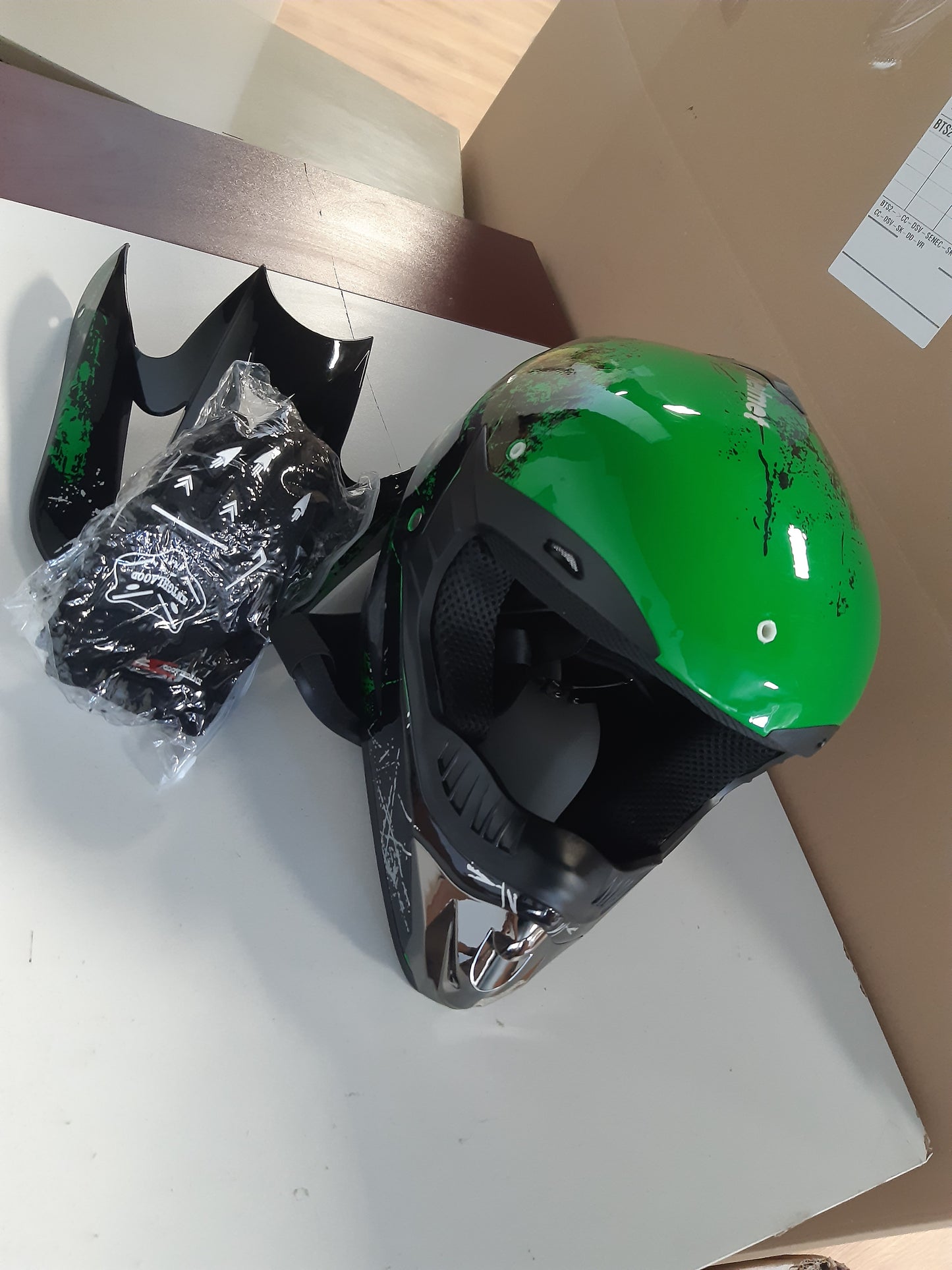 245388 - ZJRA Helmeta Motoçiklete për të Rinj, Helmetë për Biçikletë për Fëmijë, Certifikatë DOT/ECE, e Përshtatshme për të Gjitha Stinët, 24 vjeç, S