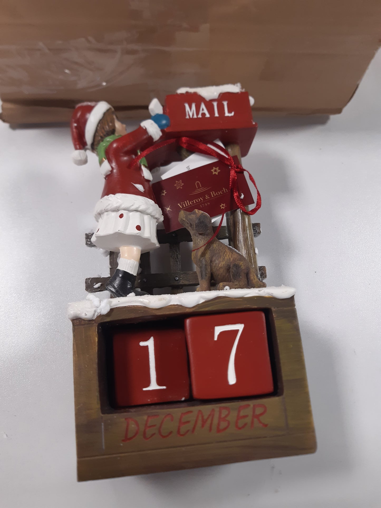 204528 - VILLEROY & BOCH - Kalendar Vajzash Kolazh Dimëror, Shumëngjyrësh, 12.5 x 8 x 22.5 cm