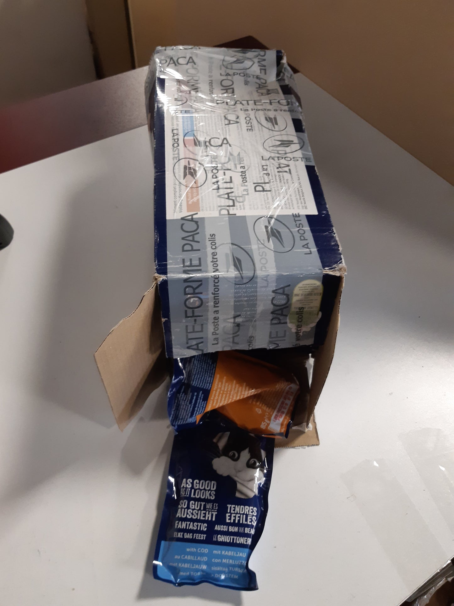 251560 - FELIX Copa të buta në pelte, mace e rritur, recetë 100% e plotë dhe e ekuilibruar, përzgjedhje me salmon, pulë, rosë dhe merluc, Qese freskie, Kuti me 44 x 85g