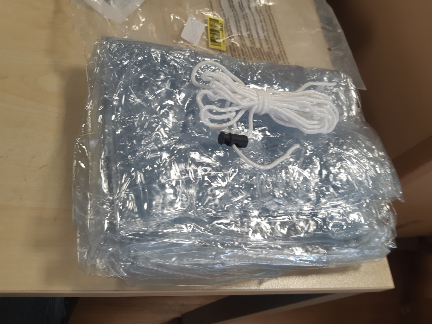 200759 - GRASEKAMP - Mbulesë për Kuti Rrjete Telesh 125x85x95cm, Material PVC, Transparente, me Zinxhir, e Papërshkueshme nga Uji, e Stabilizuar ndaj Rrezëve UV