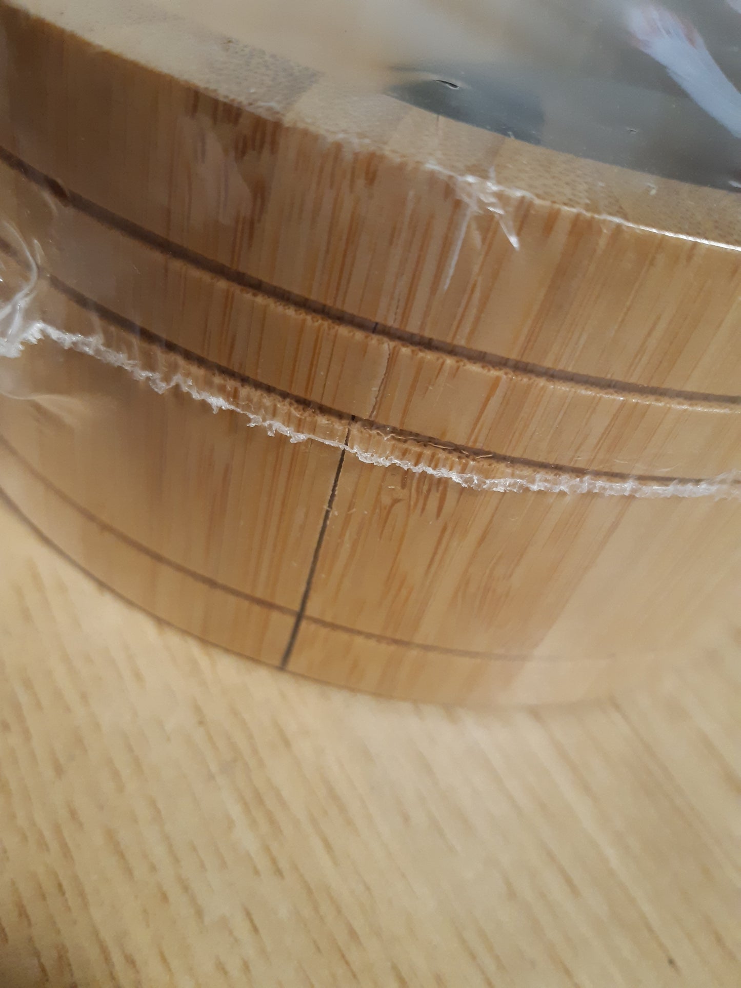 216063 - KESPER Tas me arra dhe arrëthyes, Materiali: Bambu, çelik inox, Ø 17 x H 8 cm