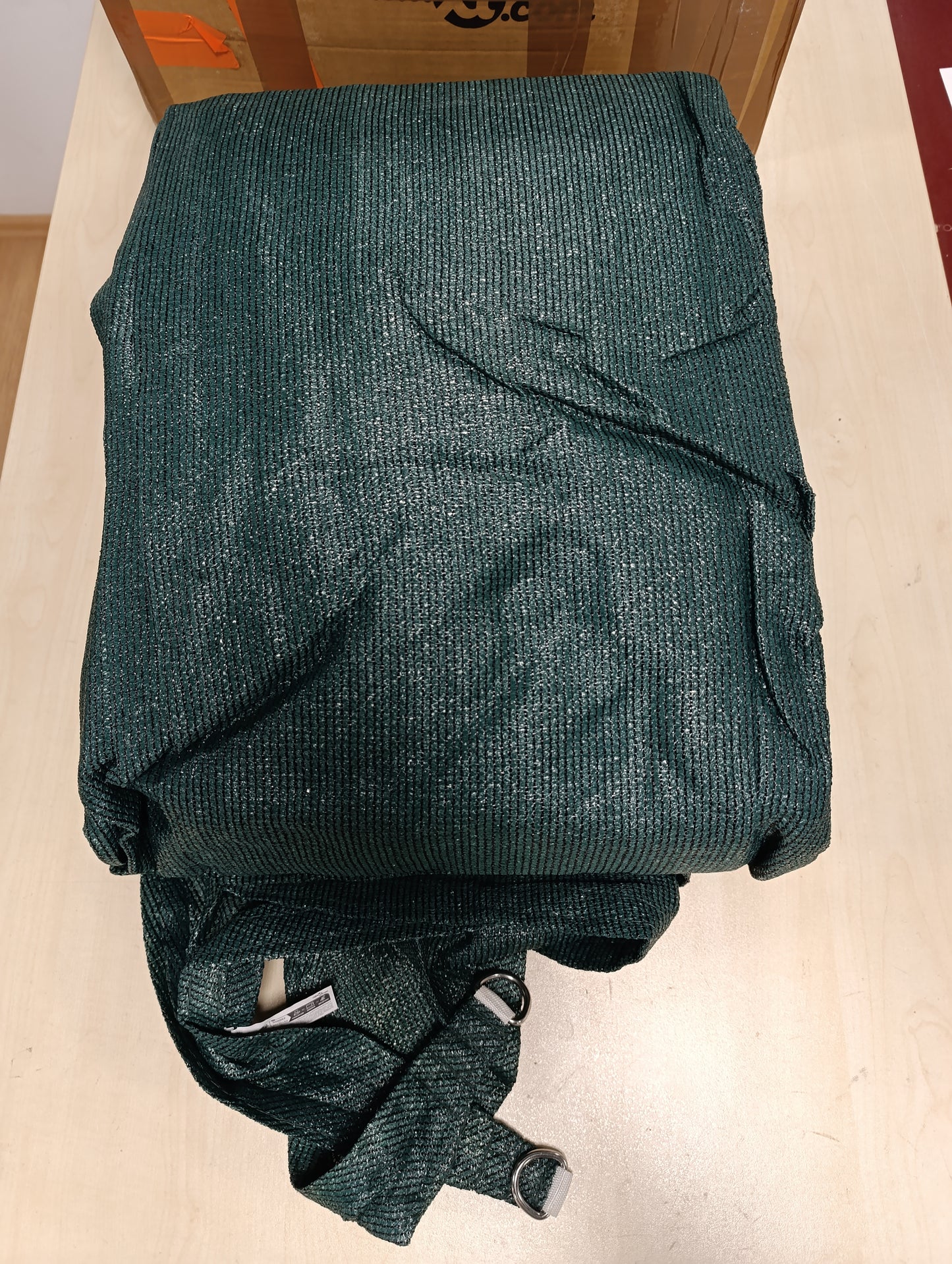 270132 - vidaXL Tendë e papërshkueshme nga uji, Mbrojtje nga dielli, Mbrojtje nga era, Tendë dielli, Mbrojtje nga rrezet UV, Kopsht, Verandë, Ballkon, Pëlhurë Oxford, Drejtkëndëshe 6 x 7 m jeshile e errët