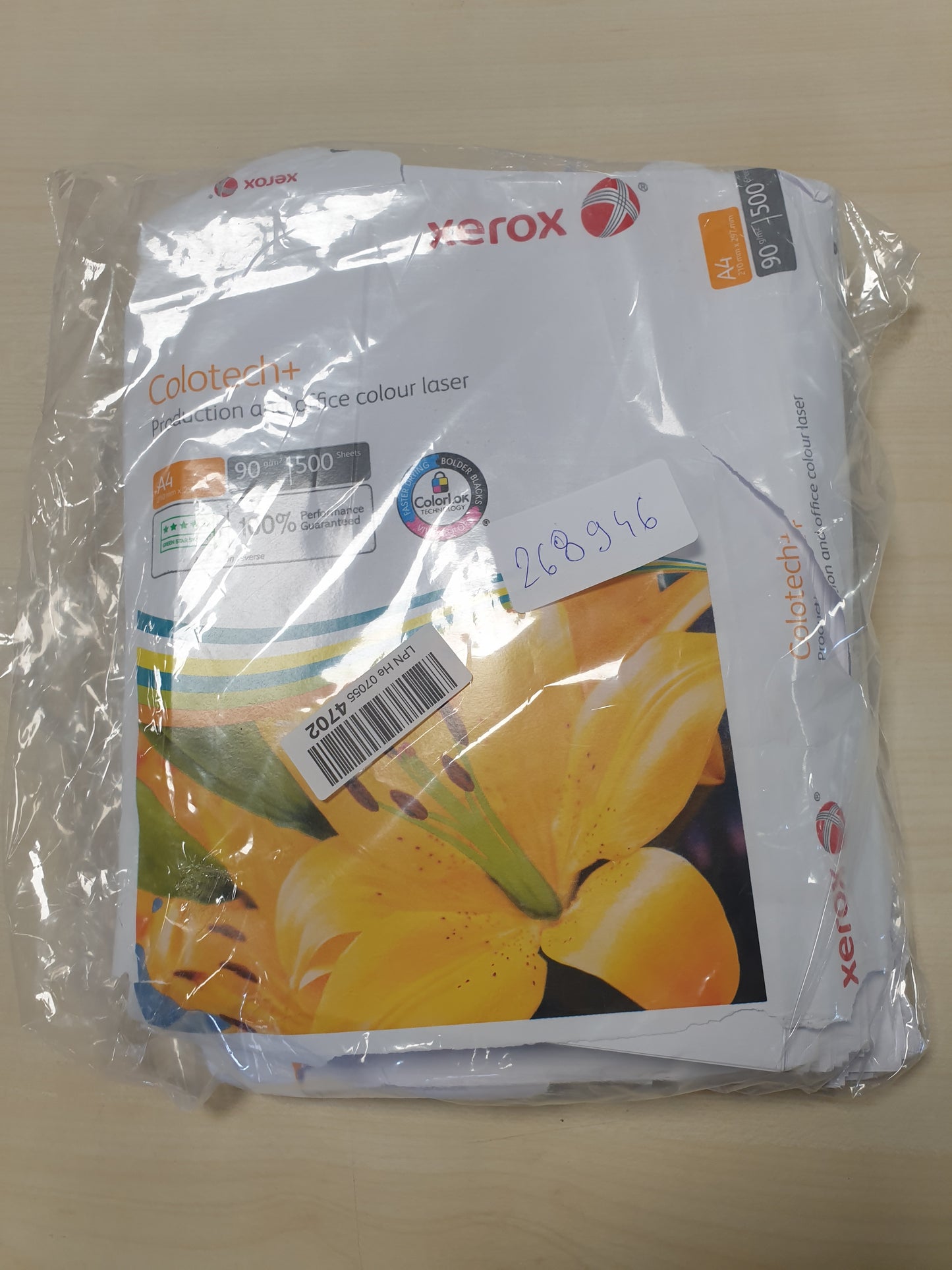 268946 - XEROX Colotech+, A4, 90g, 500 fletë, 003R99000