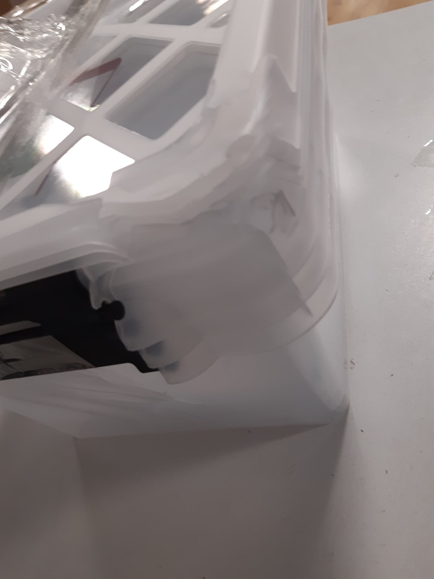 252971 - ATHLON TOOLS 4 kuti ruajtjeje 12.5L, me kapakë, të gradës ushqimore, kuti plastike transparente 100% e re