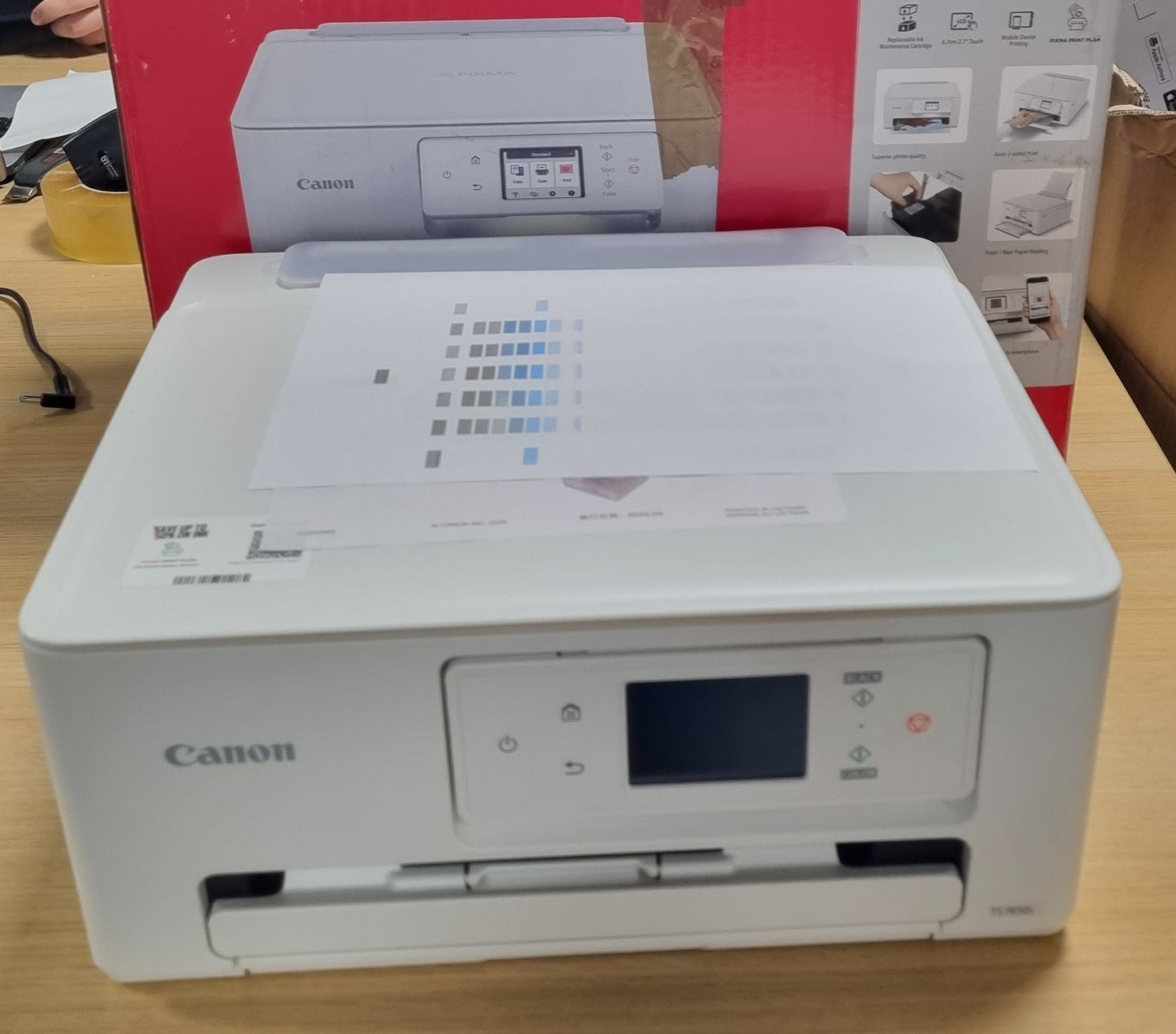 126307 - CANON PIXMA TS7650i - Printer Multifunksional me Lidhje Wi-Fi, Printim pa Tel nga Smartphone, dhe Plan Printimi PIXMA