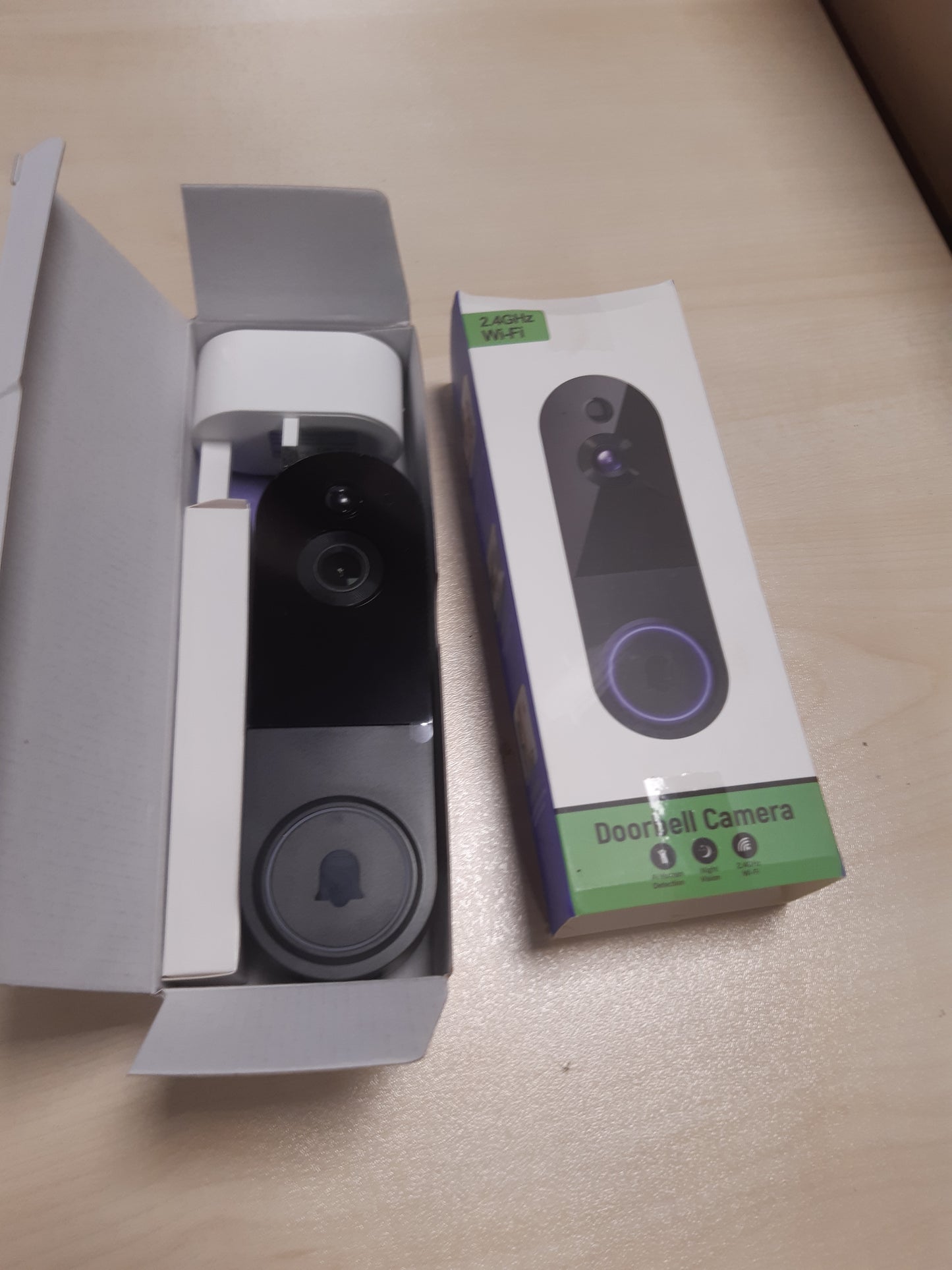 163563 - ZILE DERE - Video pa Tel 1080P, Inteligjencë Artificiale për Zbulimin e Njeriut, Shikim Nate, Transmetim Audio 2-Drejtësh, Ushtuar nga Bateria, Ruajtje në Rrjet, WiFi 2.4G, Përdorim Brenda dhe Jashtë, Ngjyra e Zezë