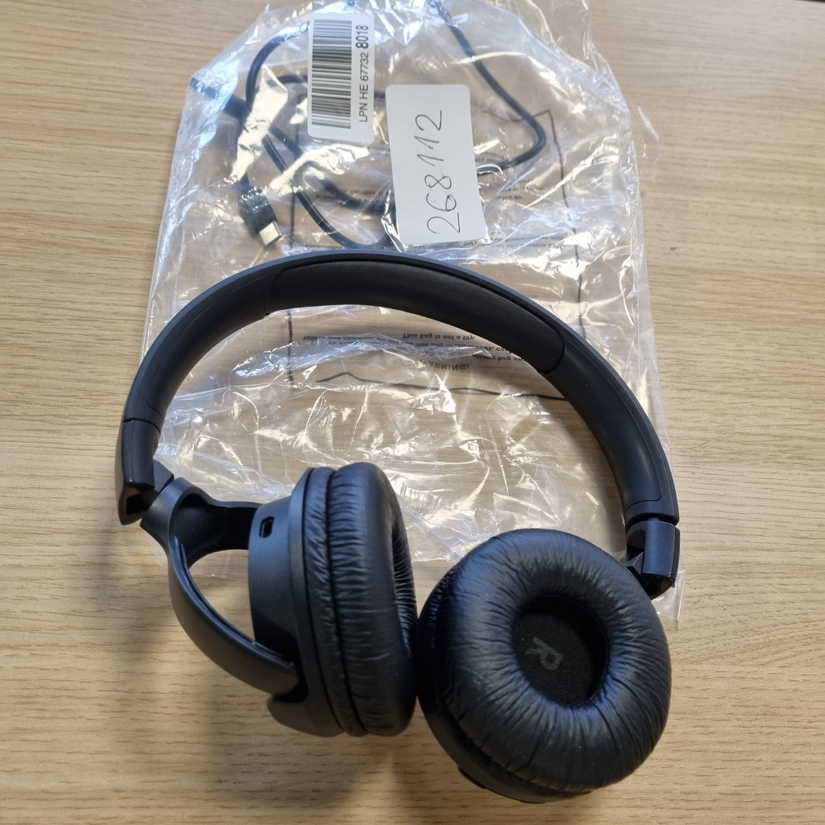 268112 - JBL Tune 510 BT – Kufje Bluetooth On-Ear – Të zeza – Kufje të palosshme – Jetëgjatësi e baterisë deri në 40 orë
