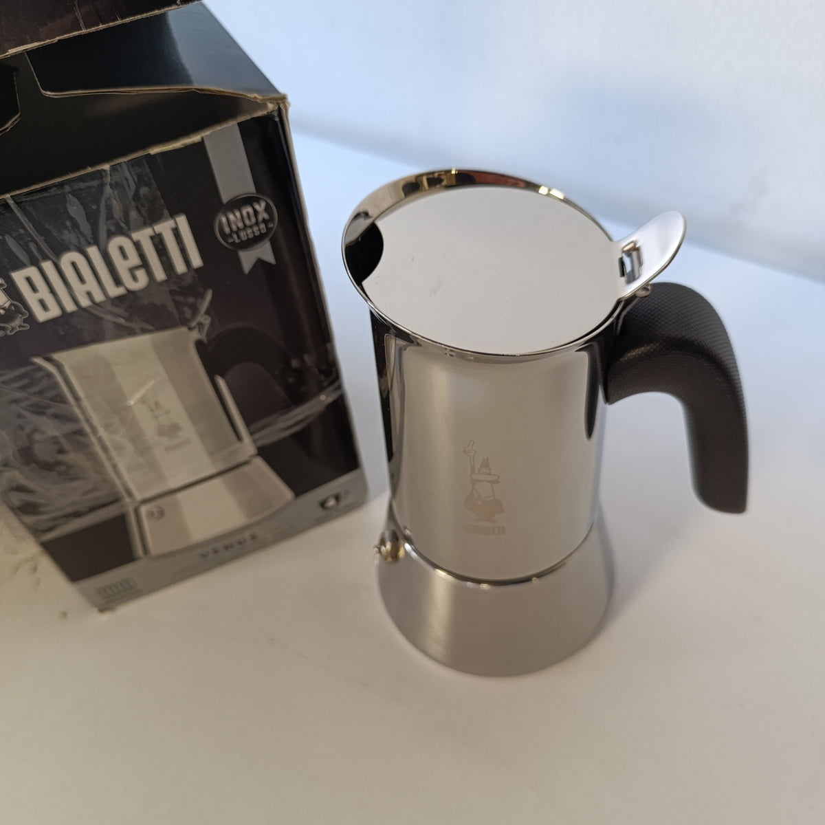 222119 - BIALETTI VENUS Makinë Kafeje me Induksion, Çelik Inox, 4 Filxhanë (170 ml)