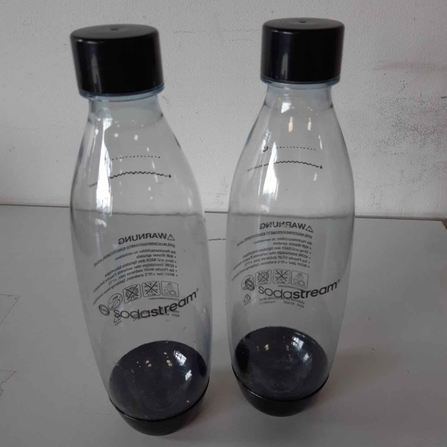 247638 - FUSE Shishe plastike 0.8L pa BPA, e zezë, e përshtatshme për lavastovilje, e pajtueshme me DUO, E-DUO, Terra, pako me 2 copë
