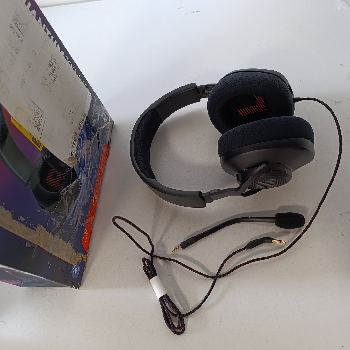268299 - JBL Kufje për Lojëra me Tel Quantum 100M2, JBL QuantumSOUND Signature, Prizë Kufjesh 3.5 mm, Mikrofon i Lëvizshëm, Opsion Heshtjeje, E Zezë