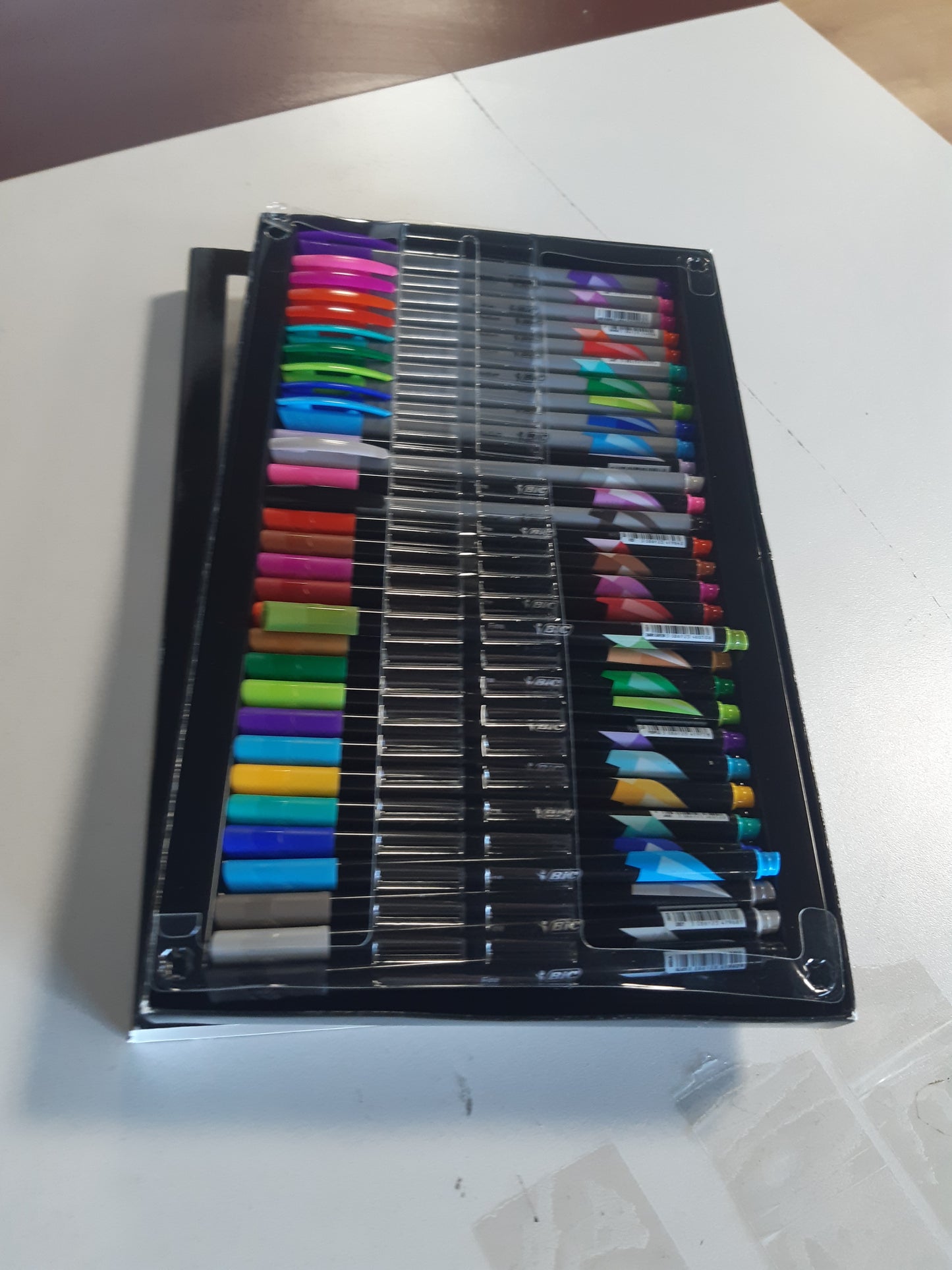 268505 - BIC Set stilolapsash Intensity me maja të holla dhe të mesme - Ngjyra të ndryshme, Kuti dhurate
