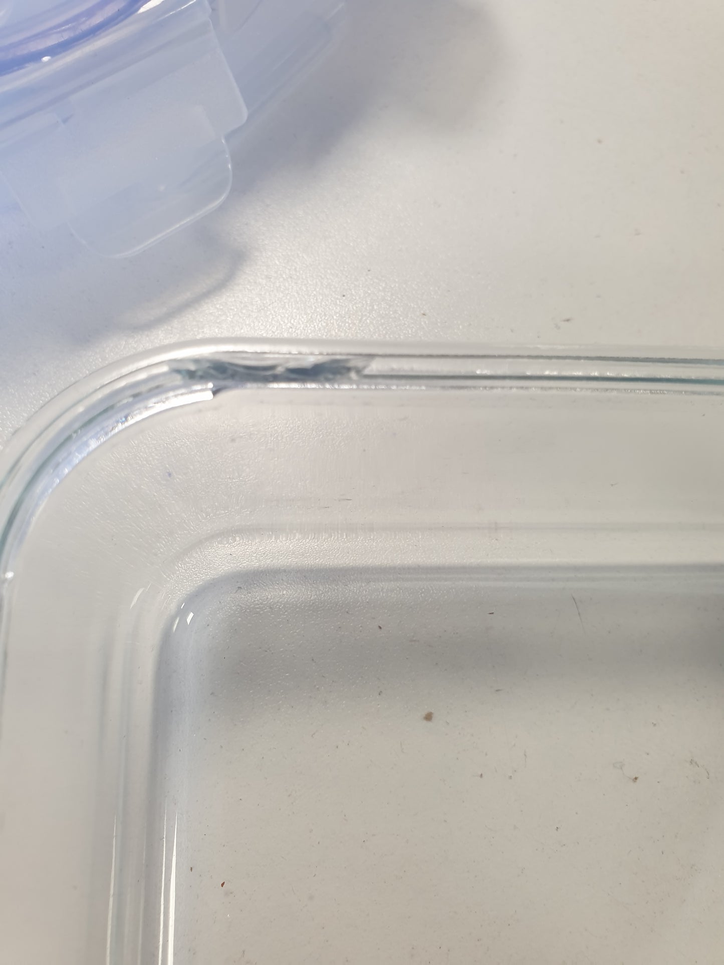 263455 - AMAZON BASICS Enë qelqi të papërshkueshme nga rrjedhjet me kapakë, set me 14 pjesë, 7 enë dhe 7 kapakë plastikë, transparente, blu, pa BPA
