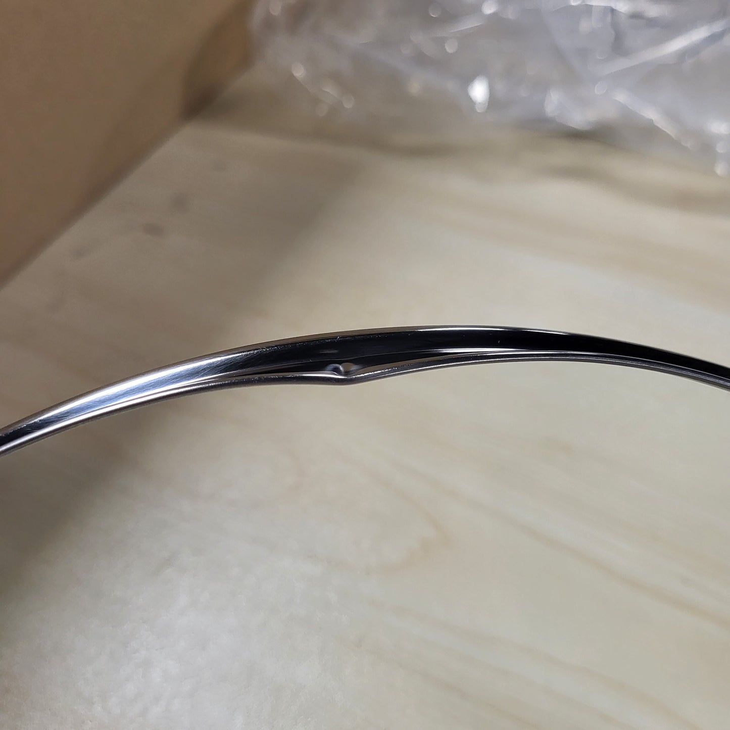 262673 - ZANETTI Kapak Qelqi me Dorezë për Tenxhere dhe Tiganë, Diametër 28 cm