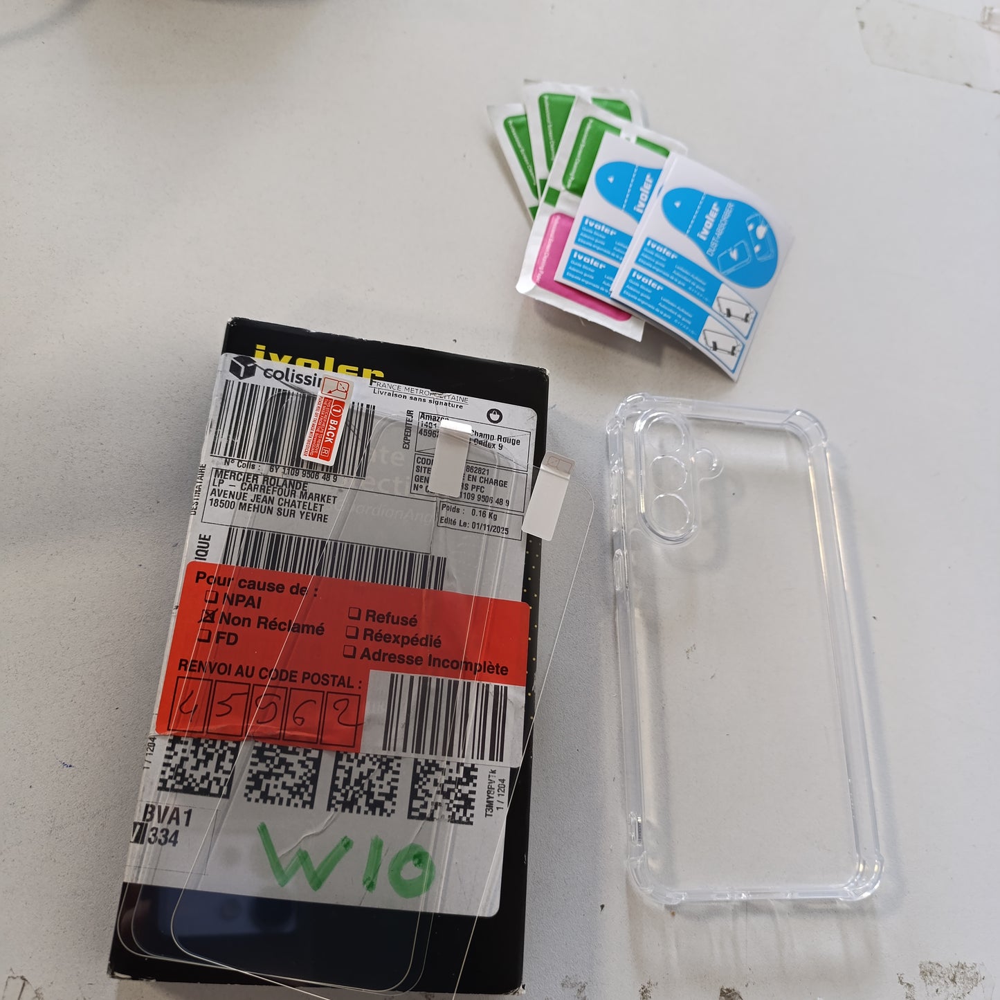 267427 - IVOLER Mbrojtëse ekrani për Samsung Galaxy A56 5G me 3 mbrojtëse ekrani prej qelqi të temperuar, transparente, rezistente ndaj goditjeve, e hollë prej silikoni