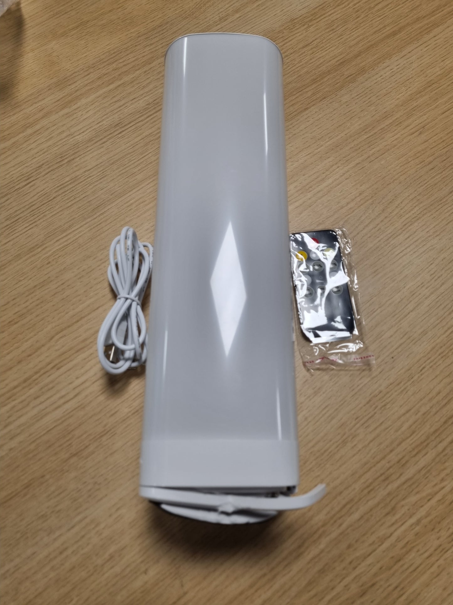 236399 - SEMLOS Llambë Tavoline LED për Dhomë Gjumi, Dritë Nate Leximi, 3 Ngjyra, 10 Nivele të Rregullueshme Shkëlqimi, Llambë Komodine me Prekje, me Telekomandë