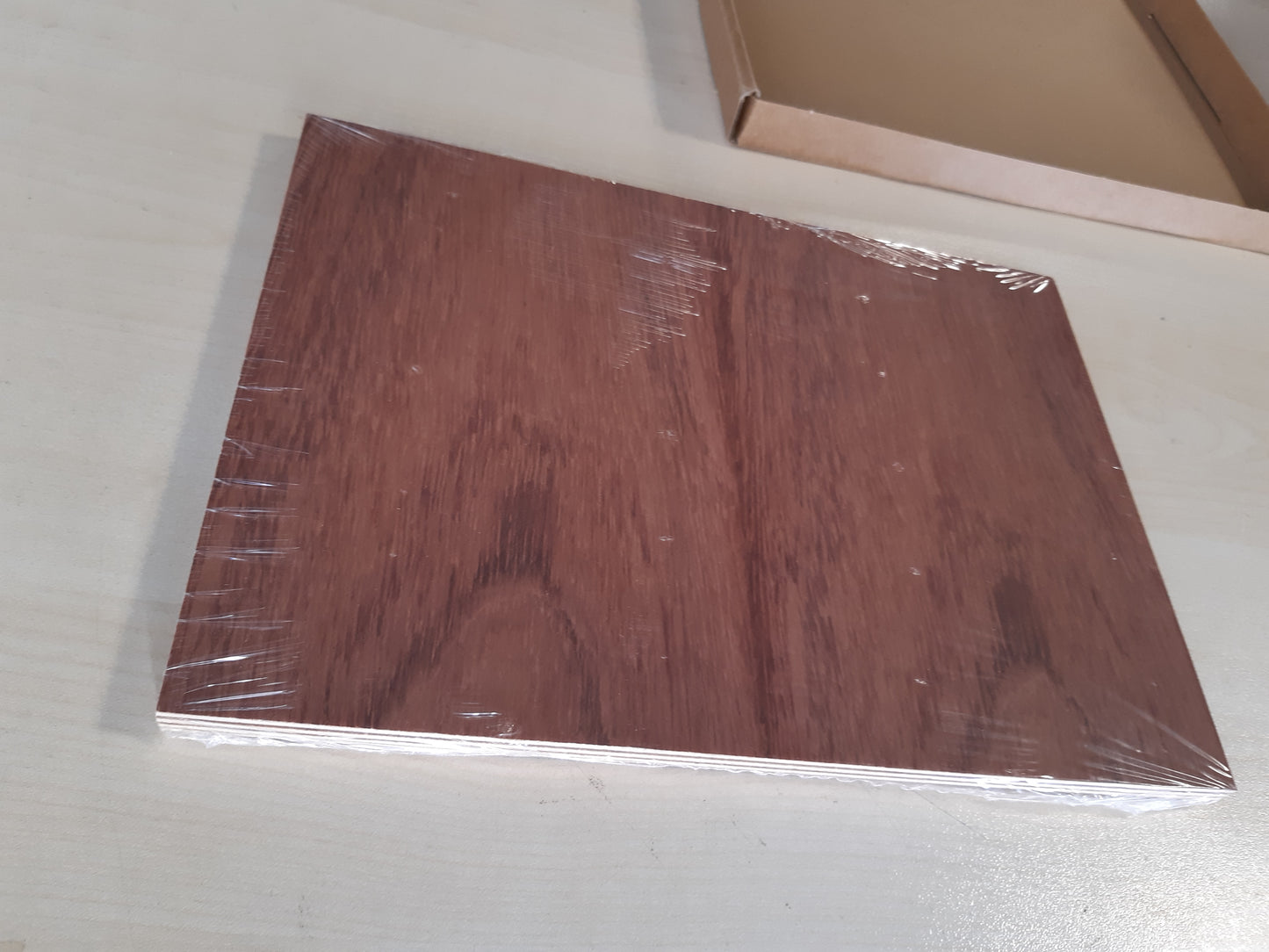 201989 - CREATIVELLY Fletë Kompensate 3mm, 4 Copë Dërrasë Druri A4 Prej Druri Palisandër 29.7 x 21.5 cm, Dru i Patrajtuar për Gdhendje me Lazer, Prerje CNC, Pikturë, Modelim DIY