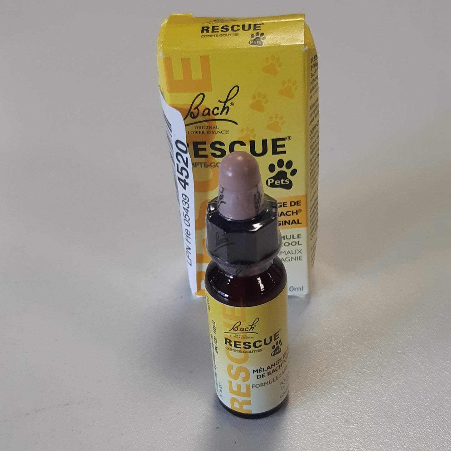 257606 - Rescue Pets Shishe me pika, Qetësi shpirtërore për kafshët shtëpiake, Vegan, Shtesë ushqimore, 10 ml