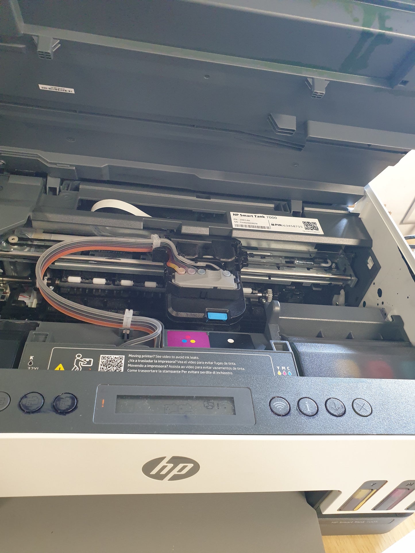 188594 - HP SMART TANK 7005 - Printer Shumëfunksional 3-në-1 me Wi-Fi dhe Printim Dupleks, Materiali i Përfshirë Bojë për 3 Vjet, Garanci 3-Vjeçare, Rezervuar i Madh i Bojës, Rendiment i Lartë, Printim me Cilësi të Lartë