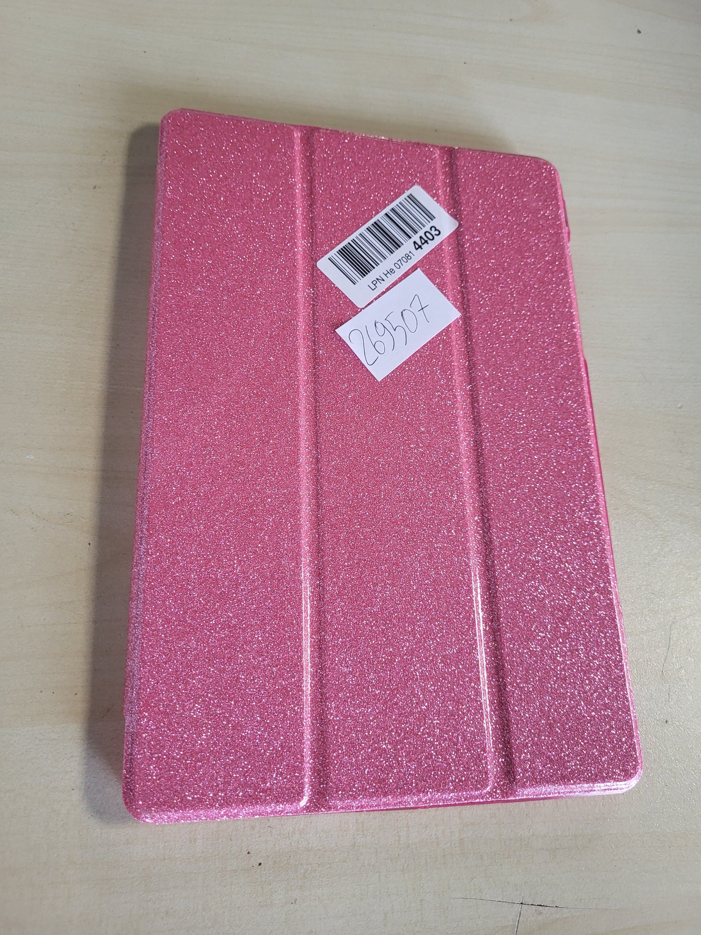 269507 - INFILAND Mbështjellëse për Samsung Galaxy Tab A11+/A9+ 11 inç (2023/2025), mbrojtëse transparente me shkëlqim, funksion zgjimi/gjumi automatik (rozë)