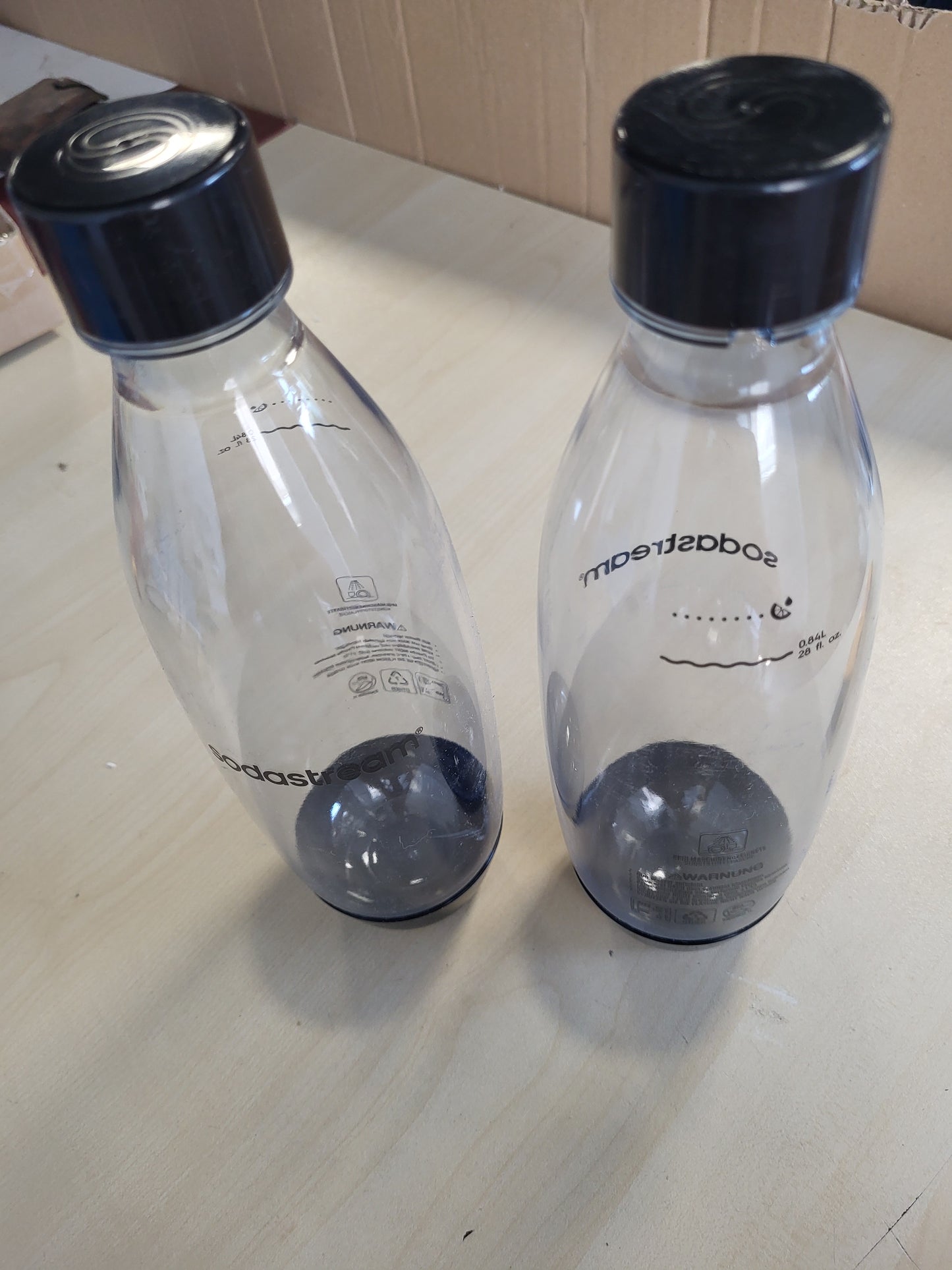 215568 - SODASTREAM Shishe plastike FUSE 0.8L pa BPA, e zezë, Pako me 2 copë