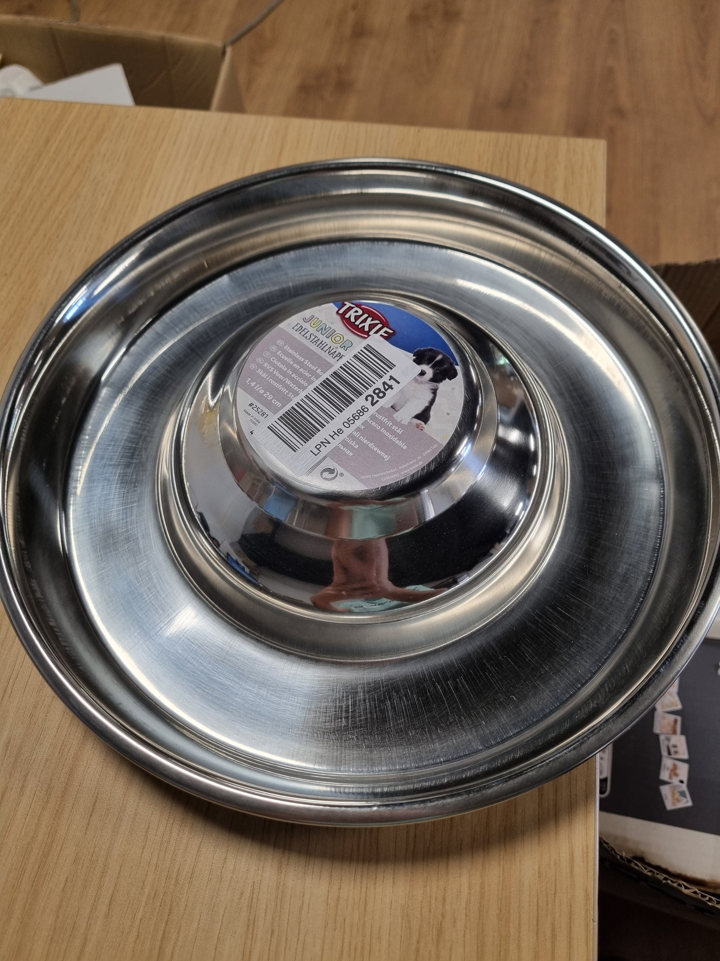 219618 - TRIXIE Tas për qenush, çelik inox