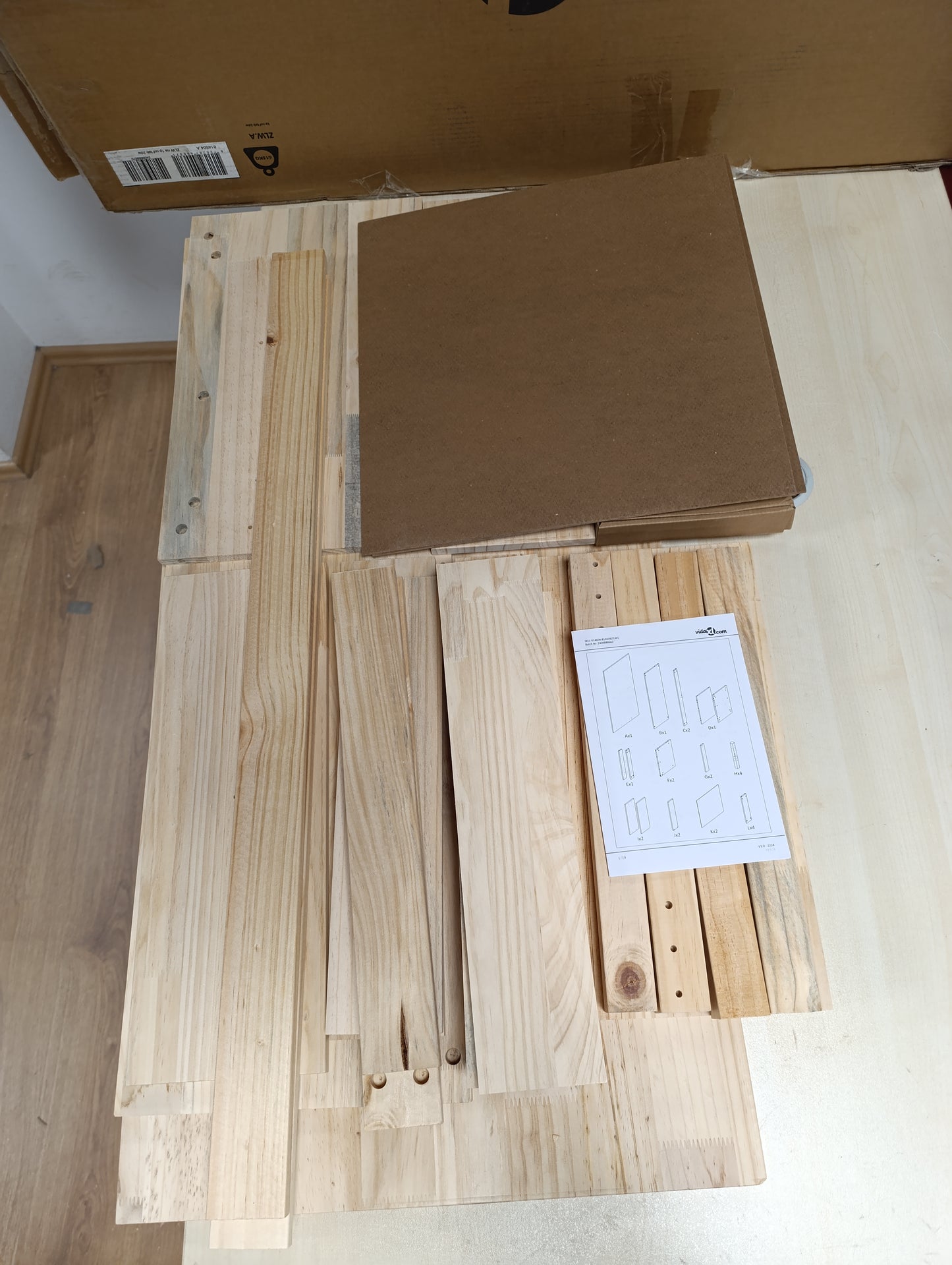 244807 - VIDAXL Tavolinë kafeje 100x50x40 cm prej druri pishe