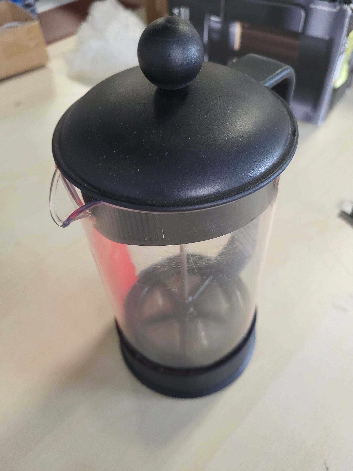 214487 - BODUM Makinë kafeje Kenya - 1L / 8 Filxhanë - Presë manuale franceze e bërë nga qelqi borosilikat dhe çelik inox