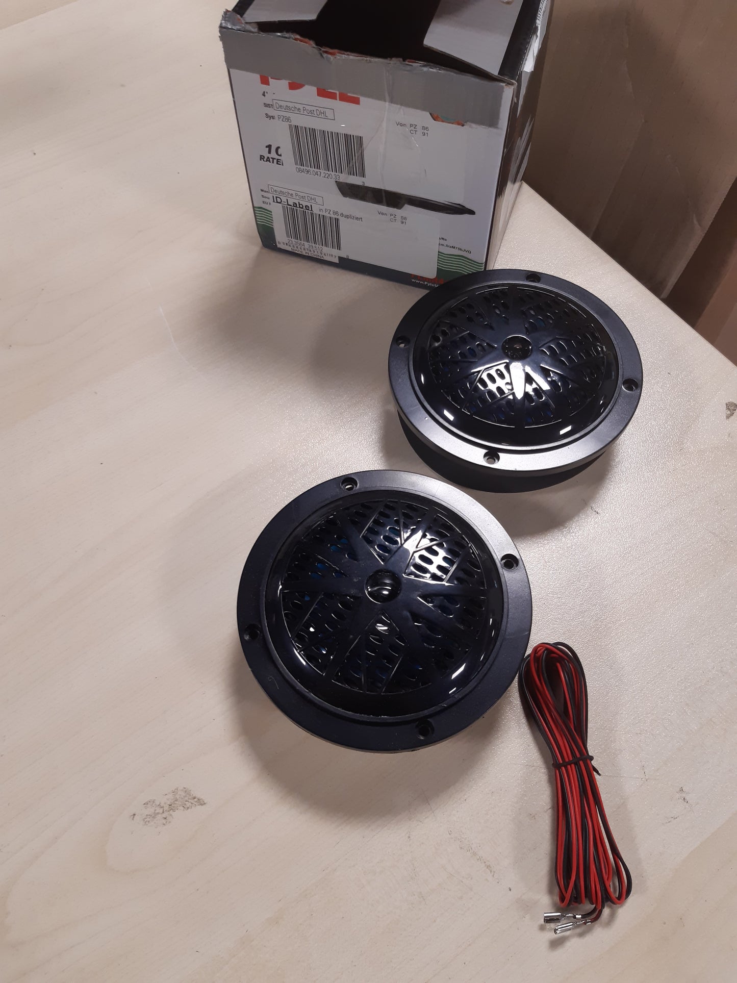 268892 - PYLES Altoparlantë Detarë të Papërshkueshëm nga Uji 10 cm, Sistem Audio 2-kahësh, 1 palë