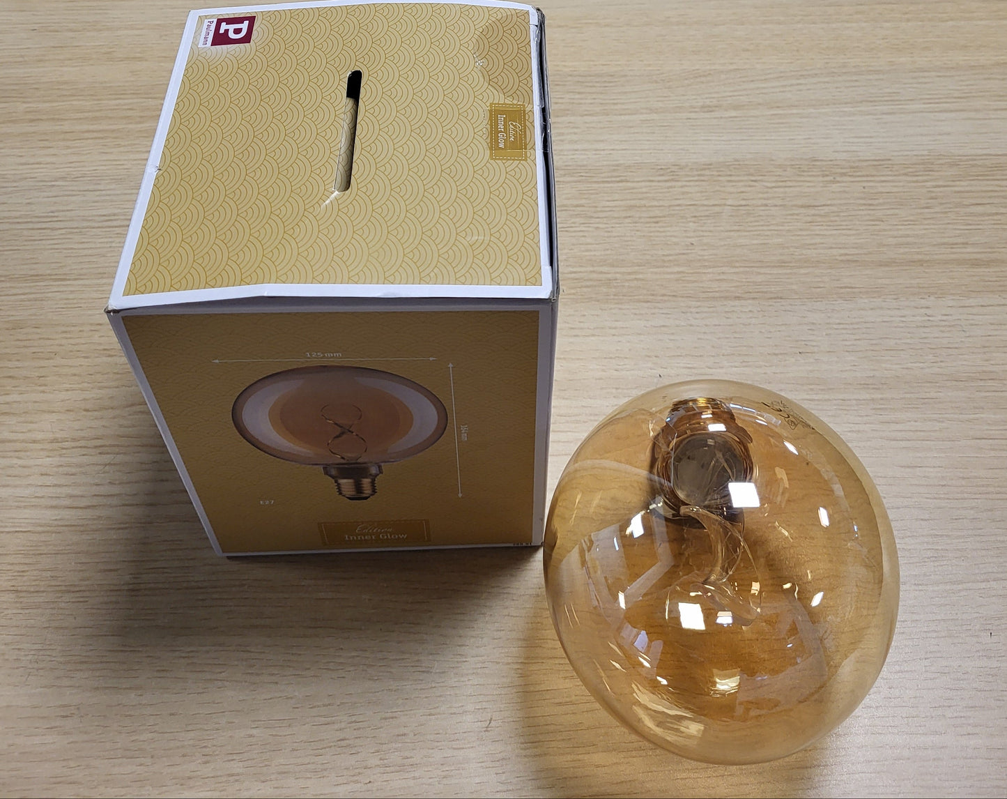 214452 - PAULMANN Llambë LED me shkëlqim të brendshëm Globe G125 180lm, 3.5 vat, 1800 K, E27