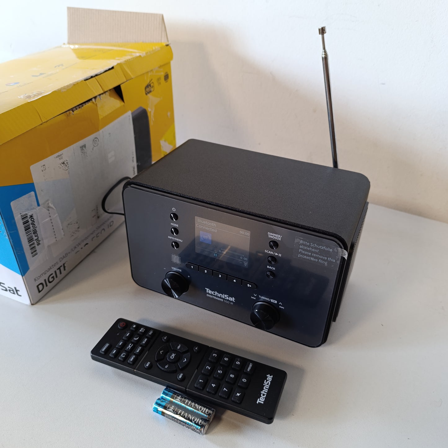 267686 - TECHNISAT DIGITRADIO 550 IR - Radio interneti, tingull stereo RMS 10 vat, DAB+, FM, WLAN, Bluetooth, ekran me ngjyra, telekomandë, kontroll aplikacioni, funksion ore me zile