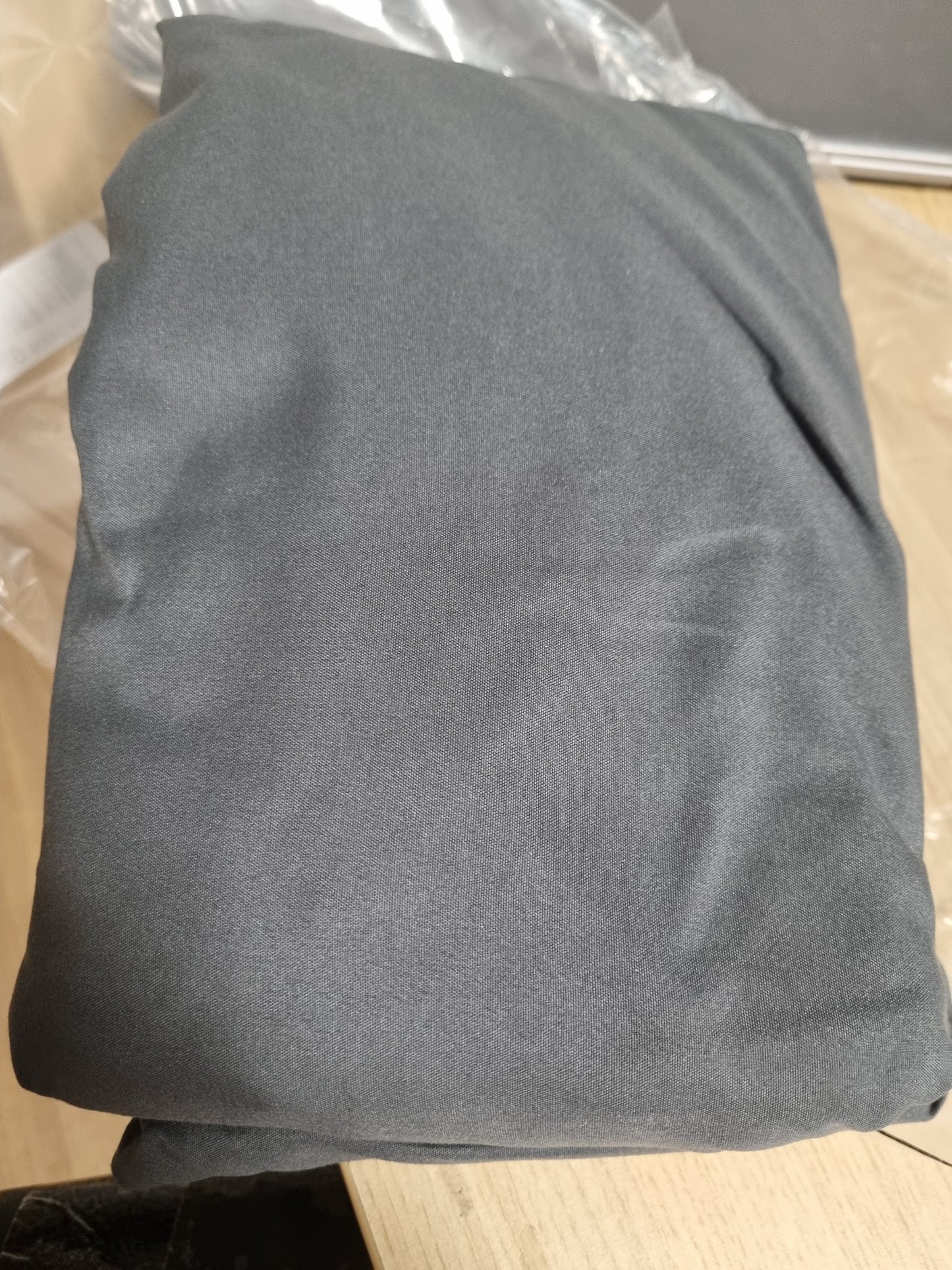 216832 - UTOPIA BEDDING Çarçaf i fiksuar 160x200cm deri në 30cm - Gri - I çertifikuar Oeko-Tex - Mikrofibër e lëmuar