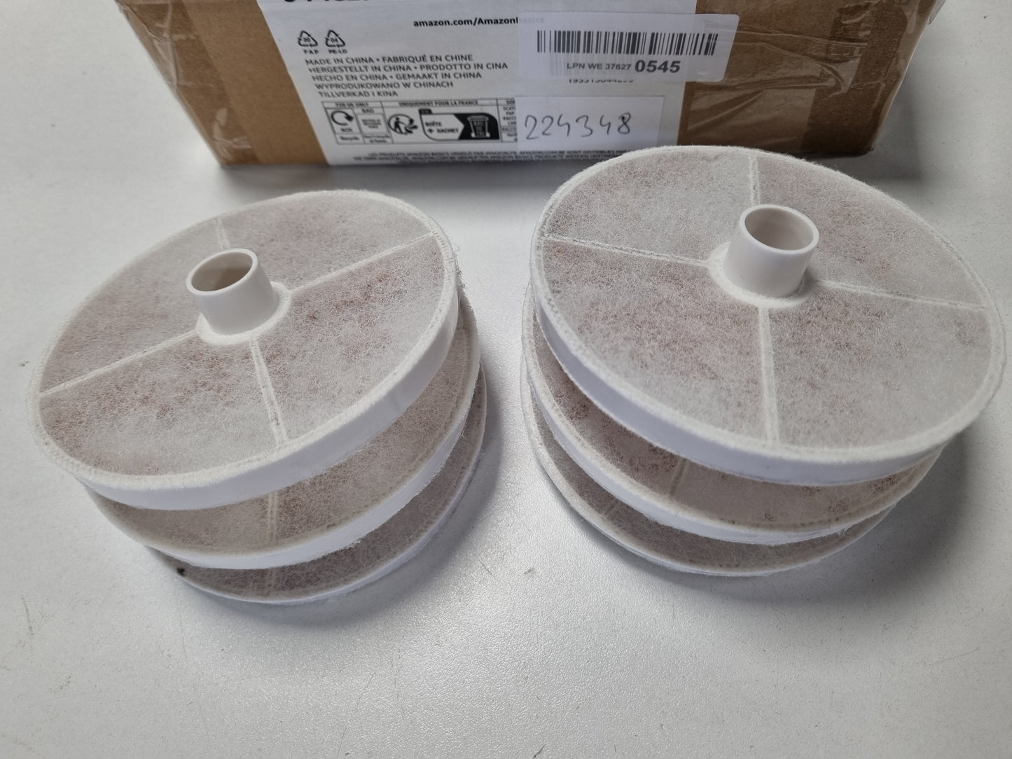 224348 - AMAZON BASICS Filtra uji për macet, pako me 6 copë