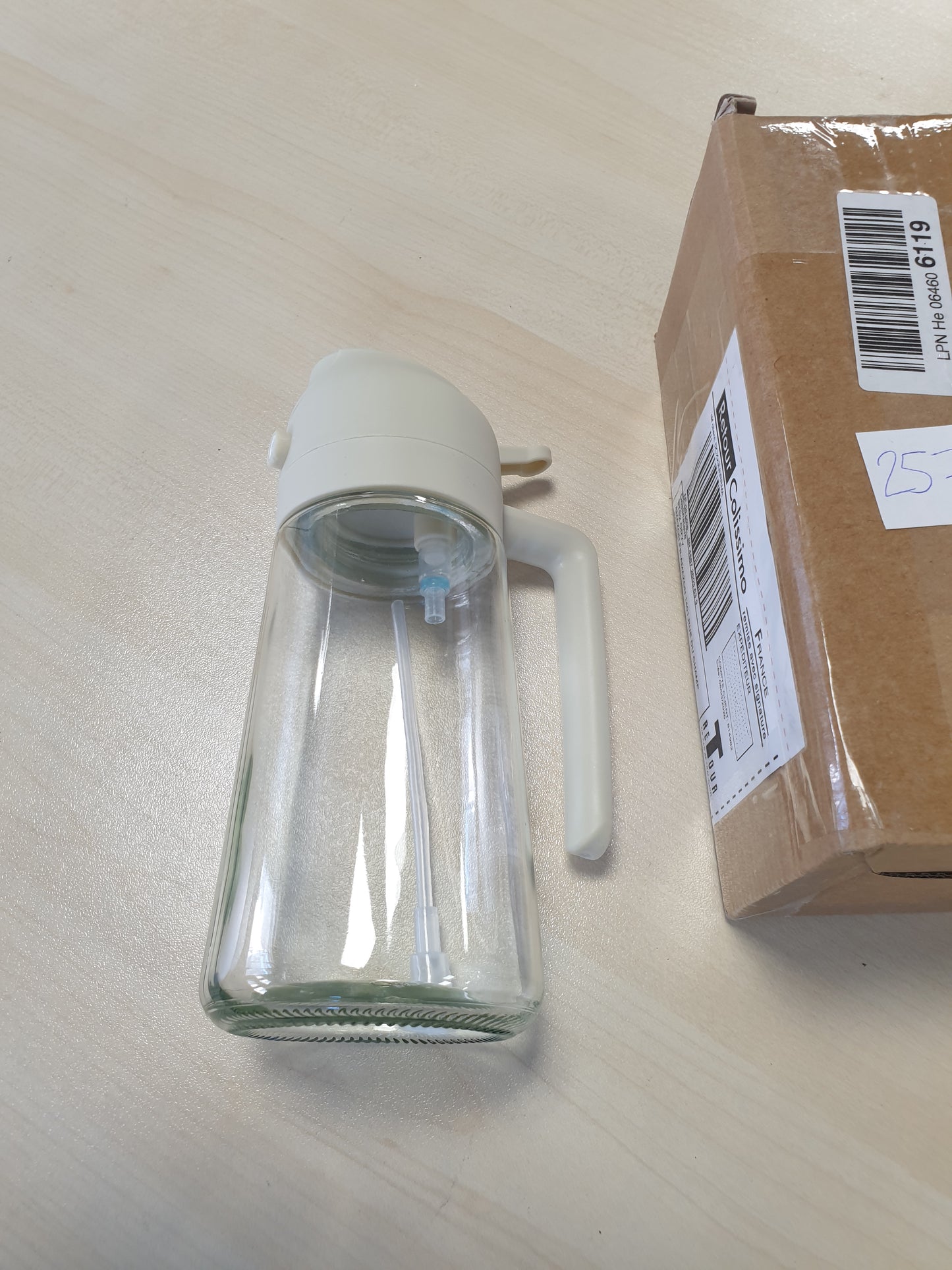 257979 - BLENDURA Spërkatës vaji për kuzhinë, 470ml, 2 në 1, për skuqje me ajër, gatim, skarë, sallata, pjekje, i bardhë
