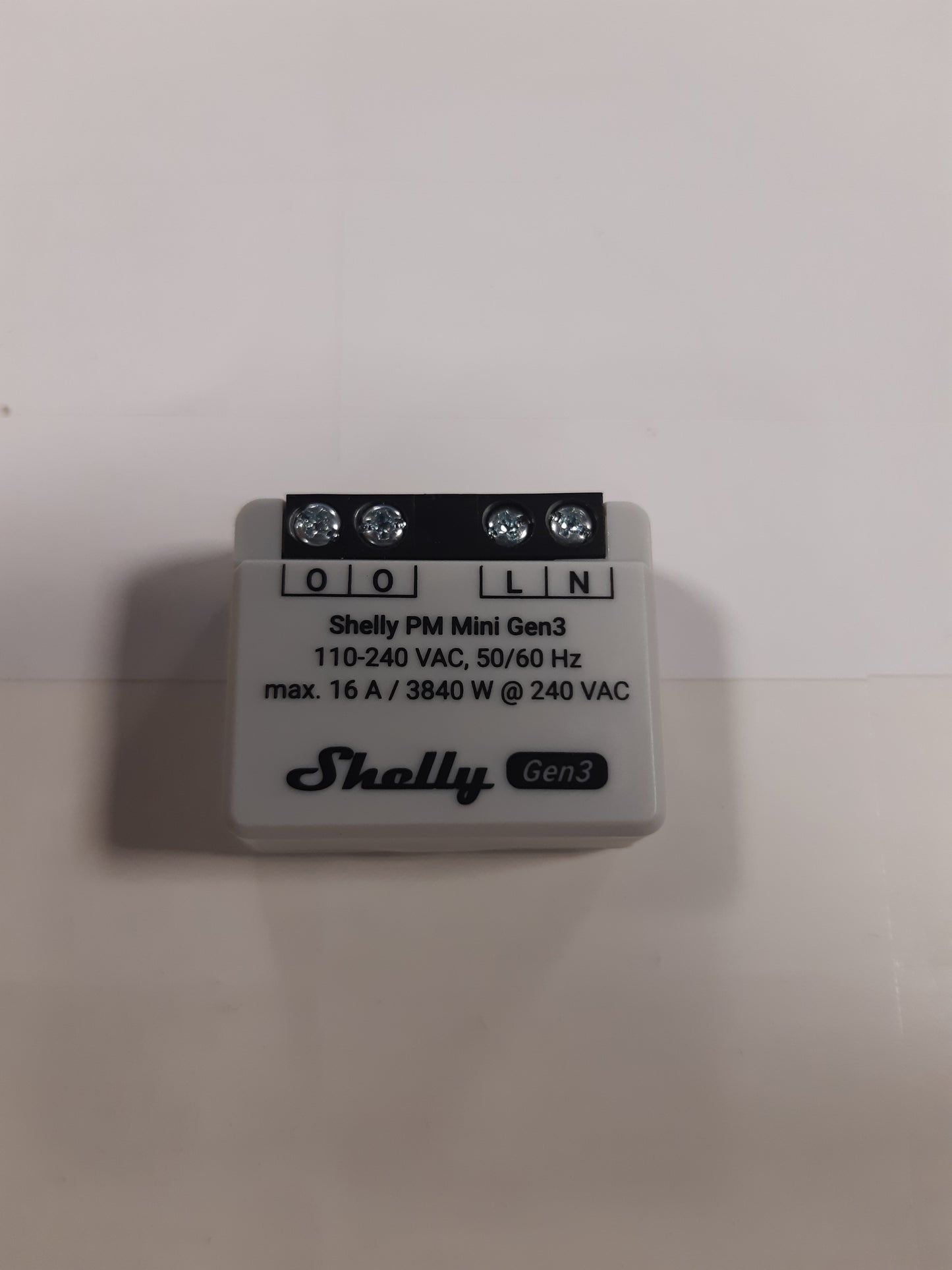 166386 - SHELLY PM MINI GEN3 - Matës Inteligjent Wi-Fi, Kanali 1, 16A, Pa Rele Tërprerës, Matje Energjie, Monitorim Energjie në Kohë Reale, Pa Kërkesë për Hub, Kompatibël me Alexa dhe Google Home, Automatizim i Shtëpisë