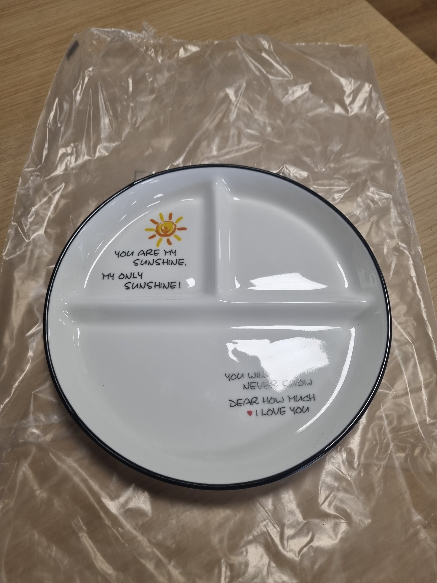 216272 - ONEPINE Pjata prej porcelani rrethore 8 inç, Pjata të ndara për darkë dhe sallatë